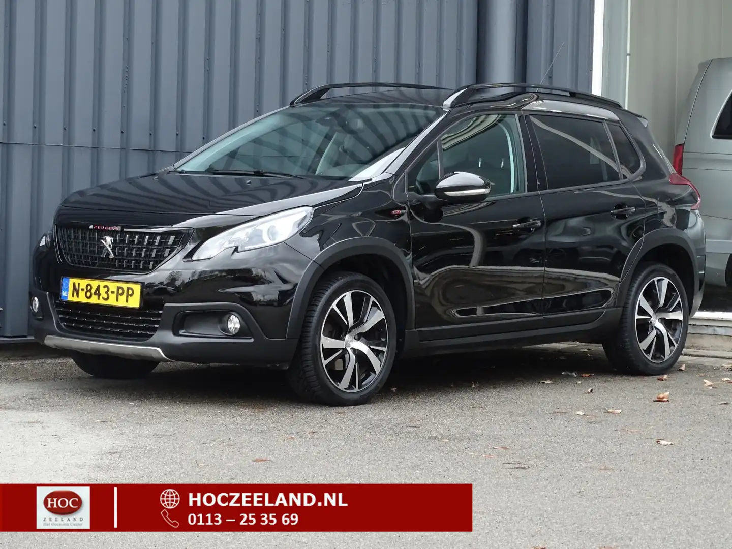 Peugeot 2008 1.2 PureTech GT-line Zwart - 1