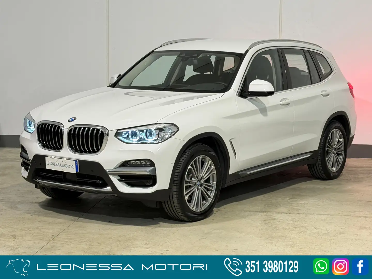 BMW X3 X3 xdrive20d mhev Luxury auto *PREZZO REALE* Biały - 1