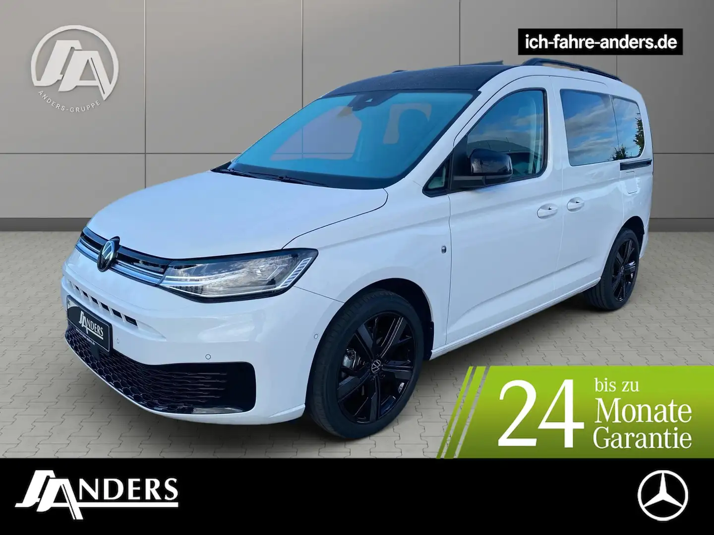 Volkswagen Caddy 2.0 Edit. Autom*ACC*LED*Navi*Fahrass.-Syst Blanc - 1
