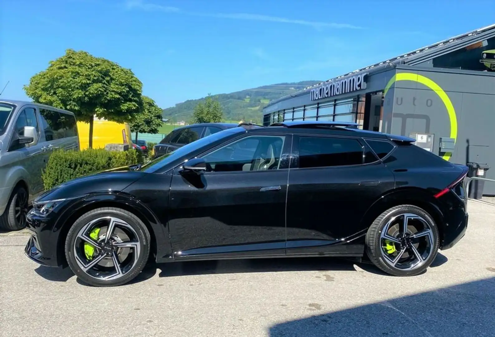 Kia EV6 AWD GT-Upgrade*VOLL*HUD*ACC*360*PANO*AHK* Schwarz - 2