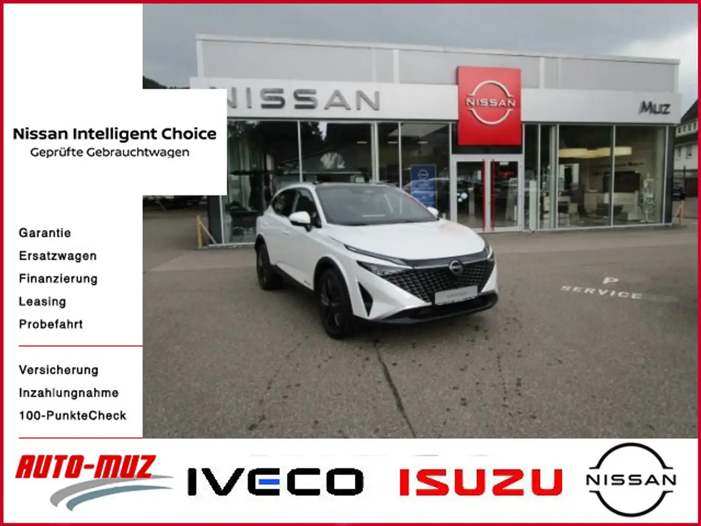 Nissan Qashqai NISSAN QASHQAI MY24 1.5 VC-T E-POWER 190 PS 4X2 Weiß - 1