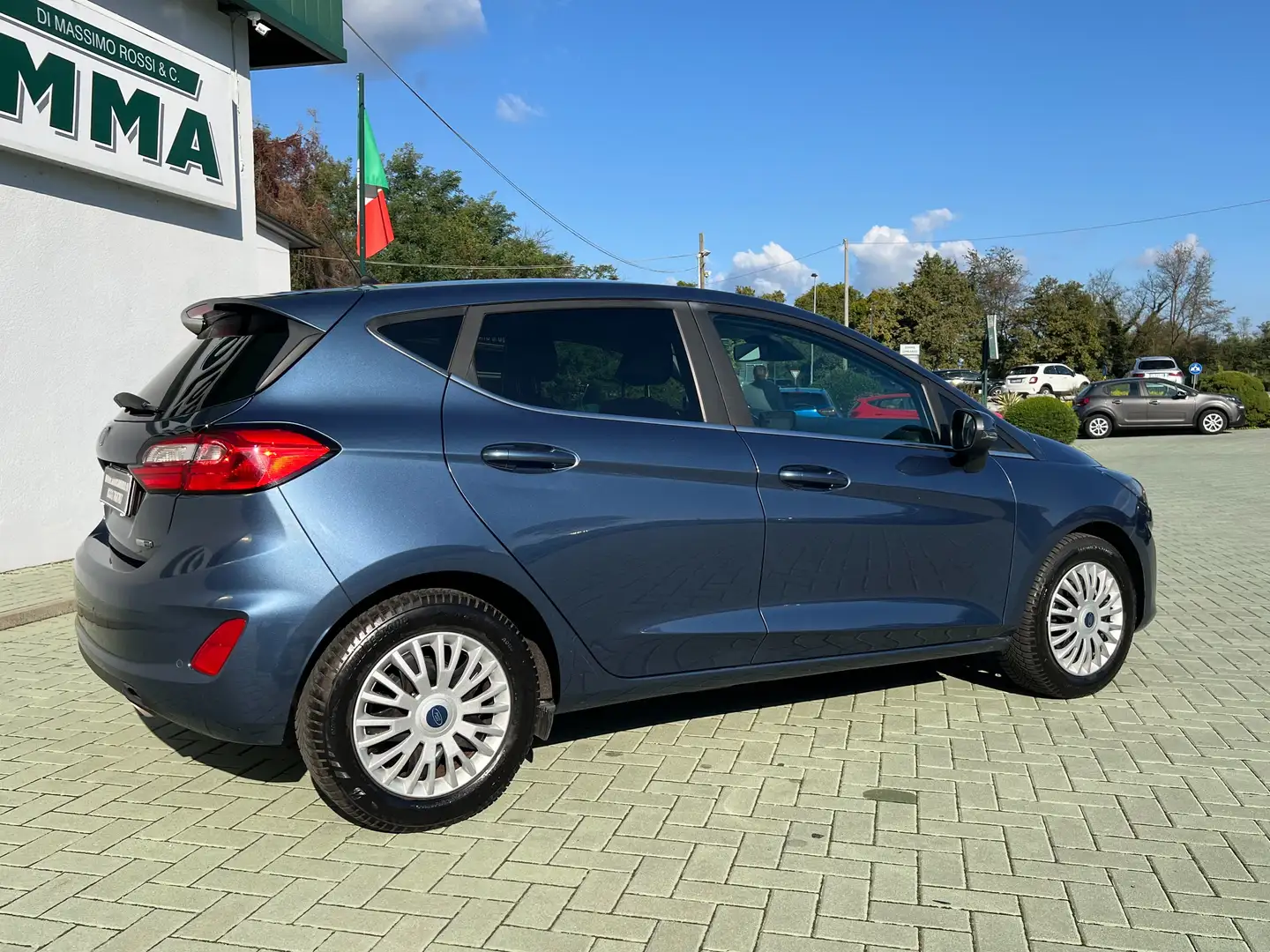 Ford Fiesta 5p 1.0 h Titanium 125cv  UNICO PROPRIETARIO Blu/Azzurro - 2