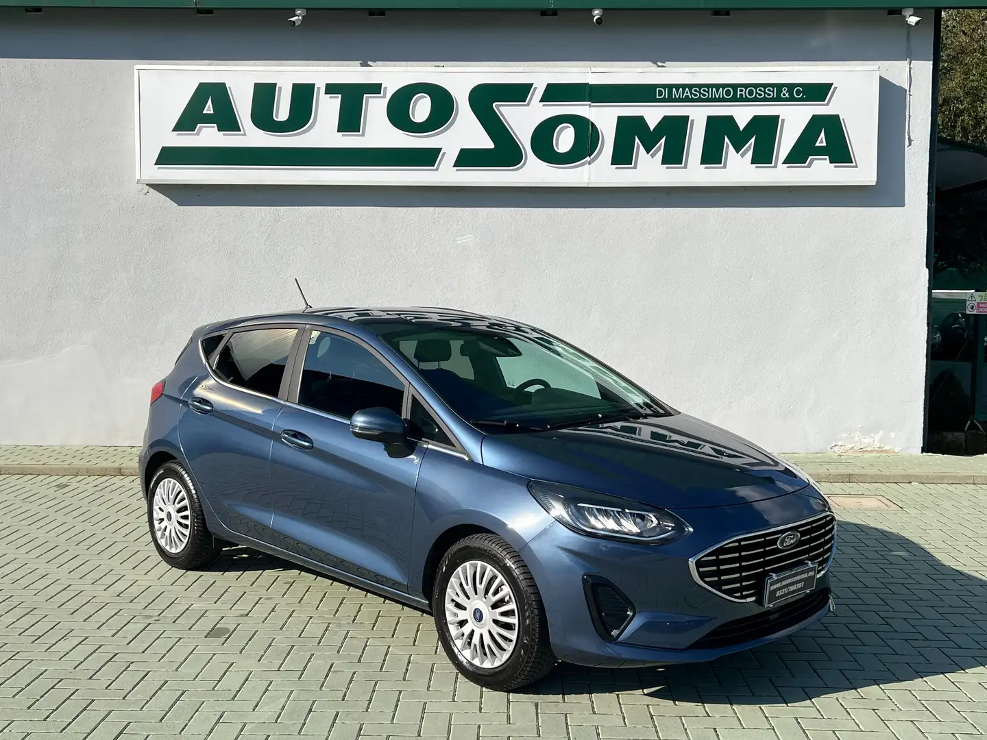 Ford Fiesta 5p 1.0 h Titanium 125cv  UNICO PROPRIETARIO Blu/Azzurro - 1