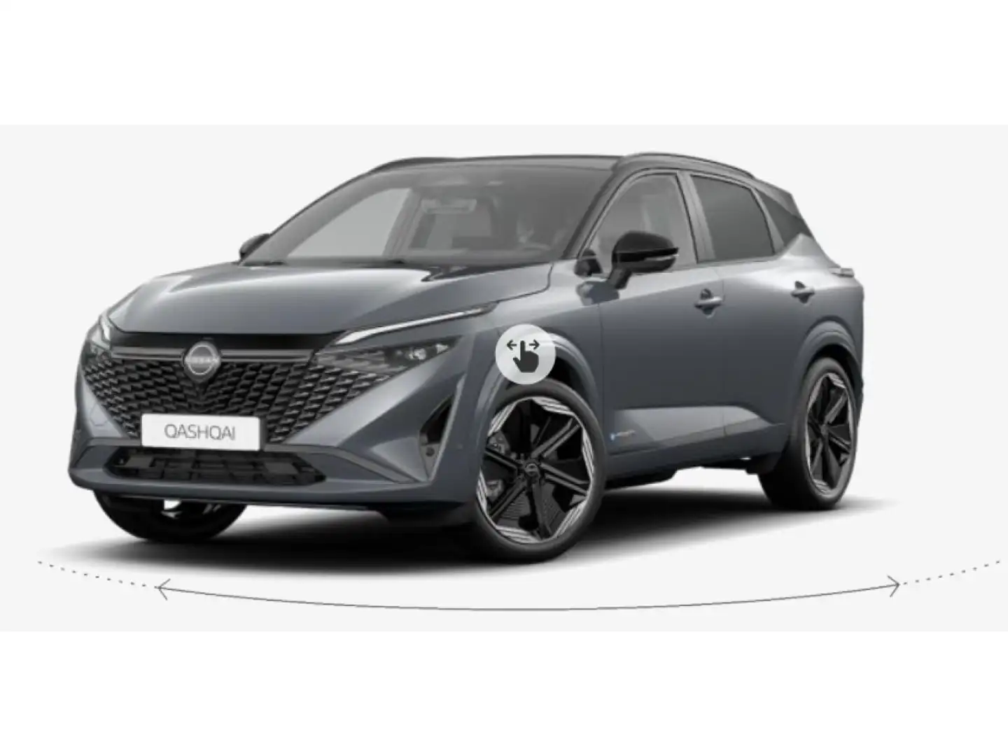 Nissan Qashqai Qashqai 1.5 e-Power - 190 - BVA  III 2021 N-Design Gris - 1