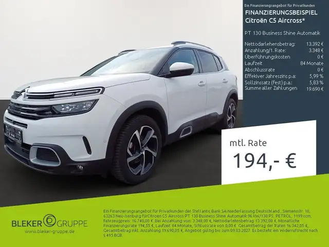 Citroen C5 Aircross PT 130 Business Shine Automatik