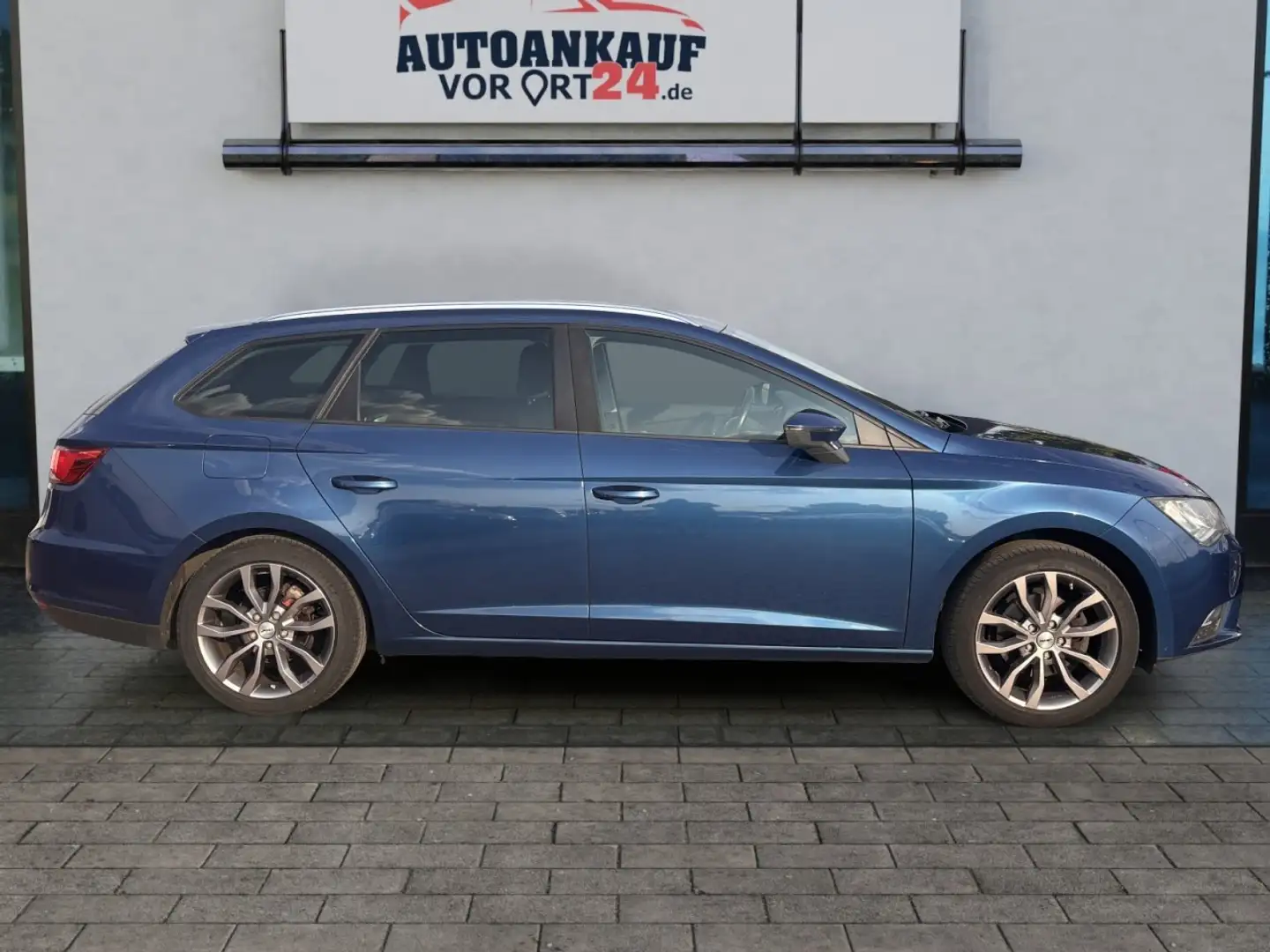 SEAT Leon ST 1.4 16V Style*gepflegt*8-fach*TÜV neu* Klima Modrá - 2