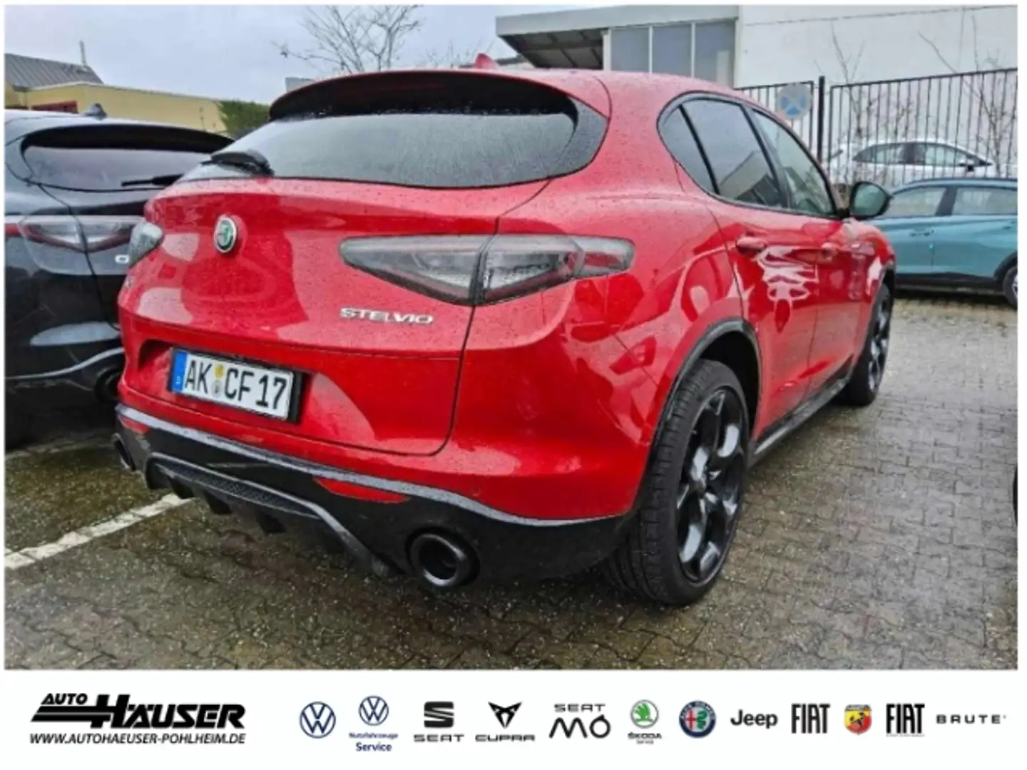 Alfa Romeo Stelvio Competizione 2.0 Turbo AT8 Q4 HARMAN-KARDON 21'' A Red - 2