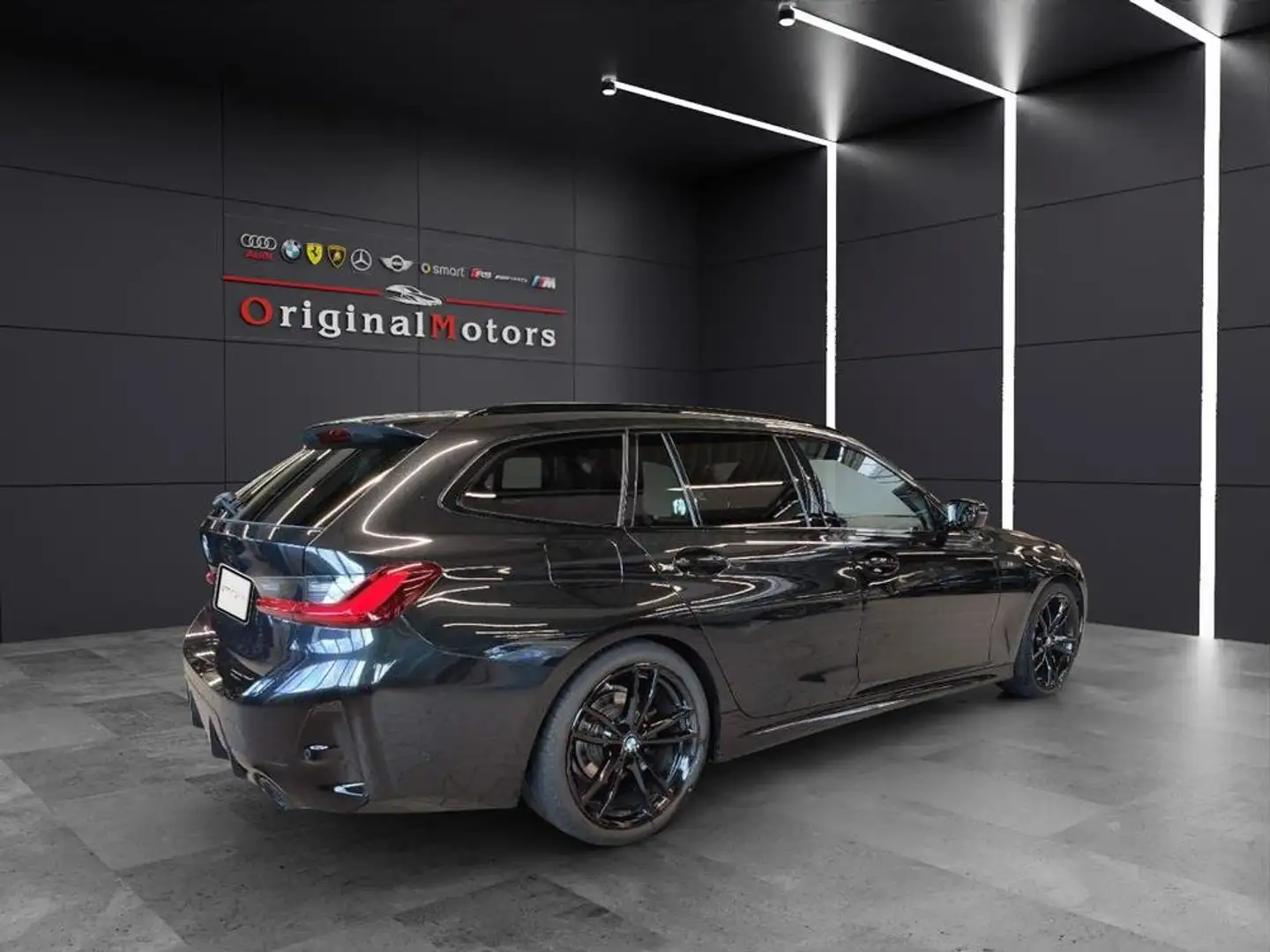 BMW 320 320d Touring mhev 48V xdrive Msport auto* Nero - 2