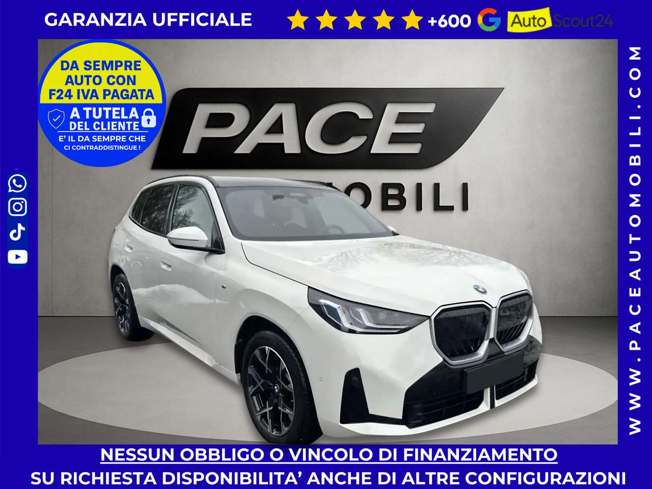 BMW X3 20i XDRIVE M-SPORT MSPORT BLACK PACK TETTO H/K