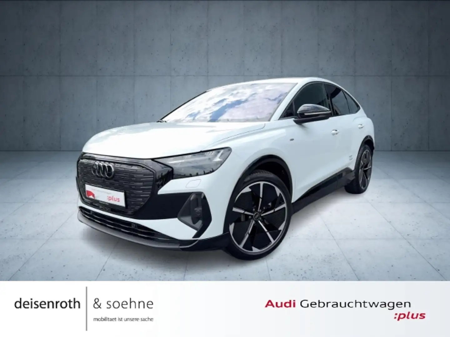 Audi Q4 e-tron e-tron Sportback S line Ed 45 Matrix/21''/ACC/PBox Weiß - 1