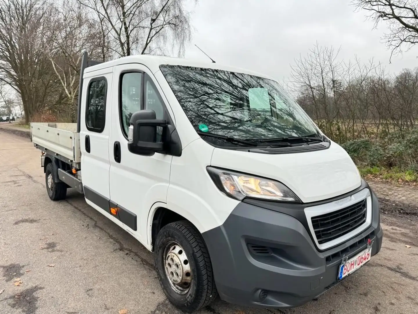 Peugeot Boxer *2.0 HDI*Pritsche-Doka*Euro-6*Guten-Zustand Weiß - 1