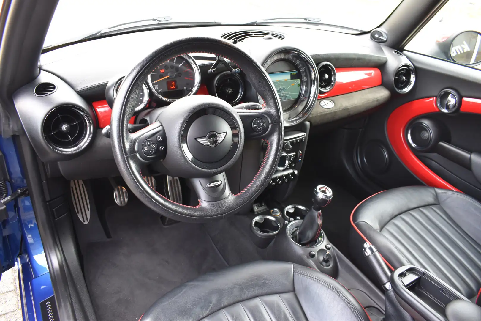 MINI John Cooper Works Cabrio Mini / Clima / Navi / Leder / Stoelverwarming / 17 Mavi - 2