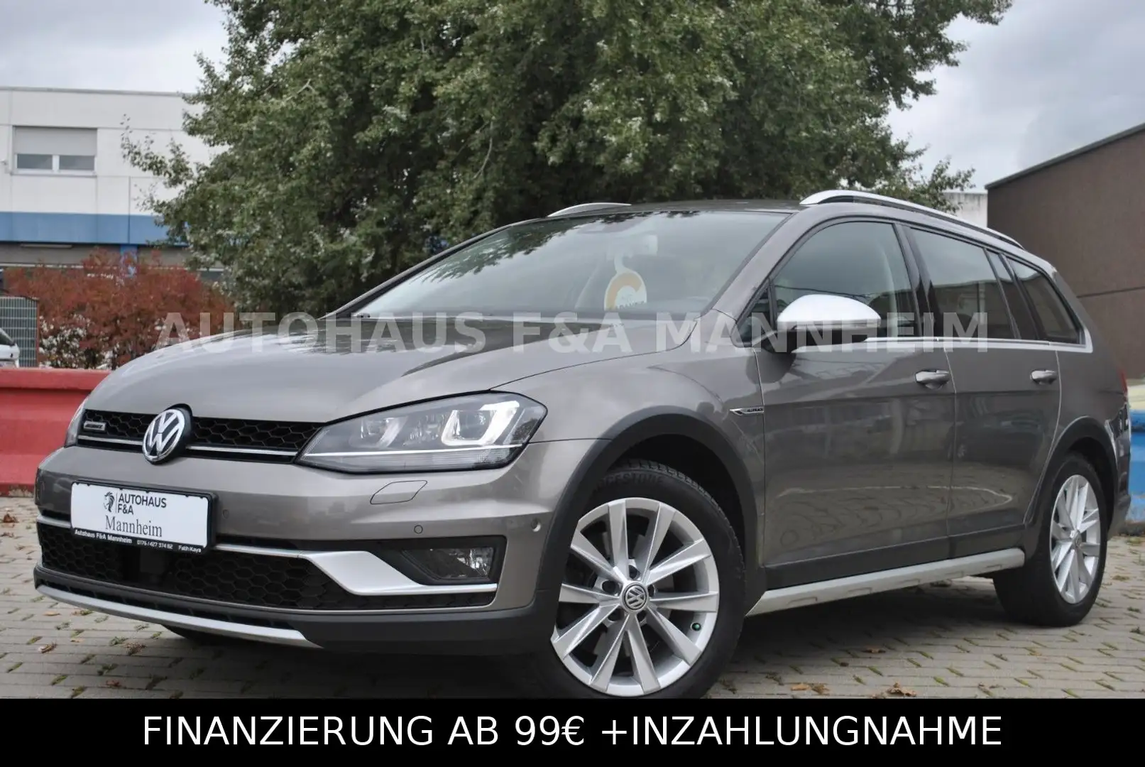 Volkswagen Golf VII Alltrack Variant 4Motion AHK NAVI 2HD Gris - 1