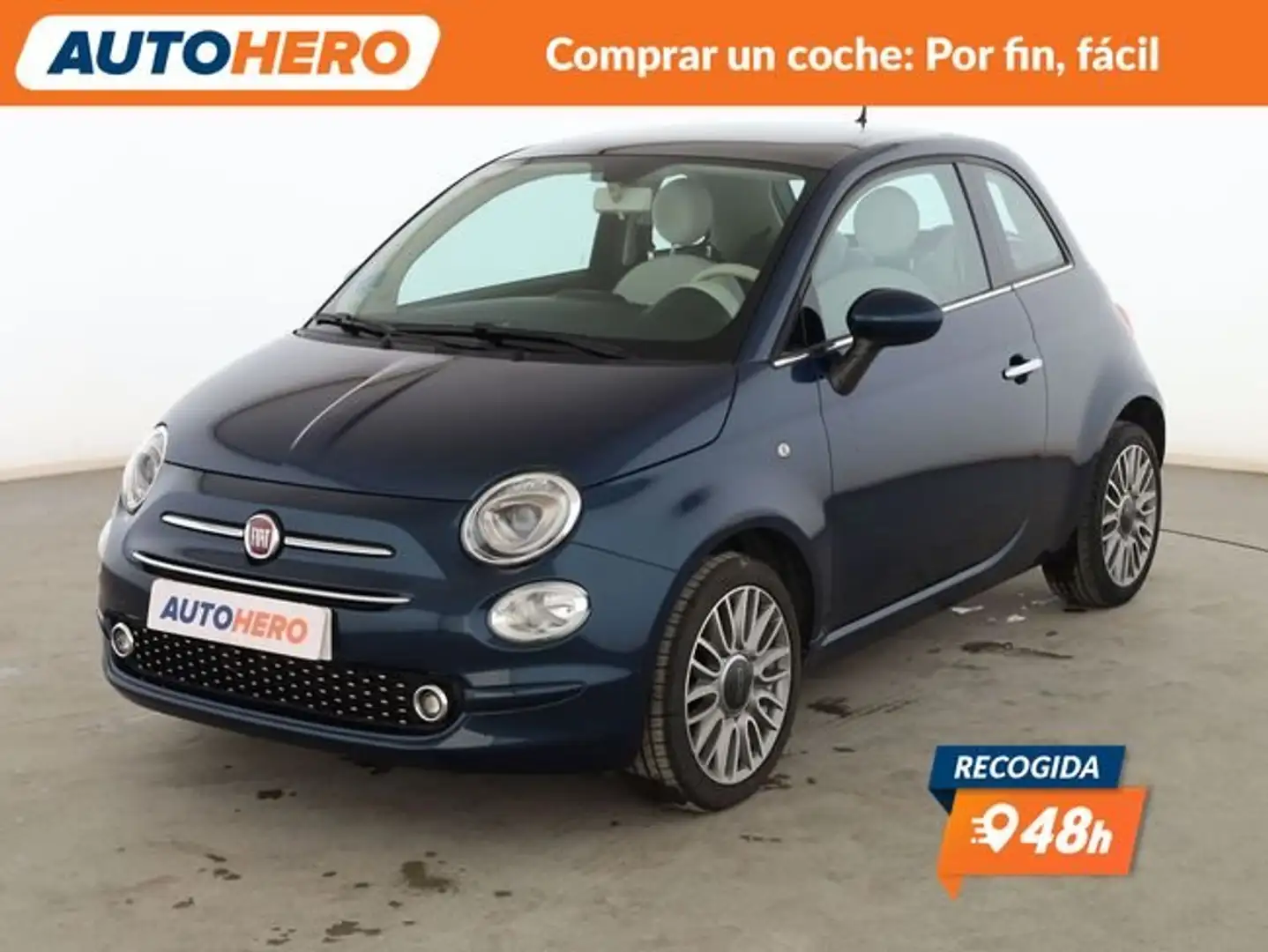 Fiat 500 1.2 Lounge Azul - 1