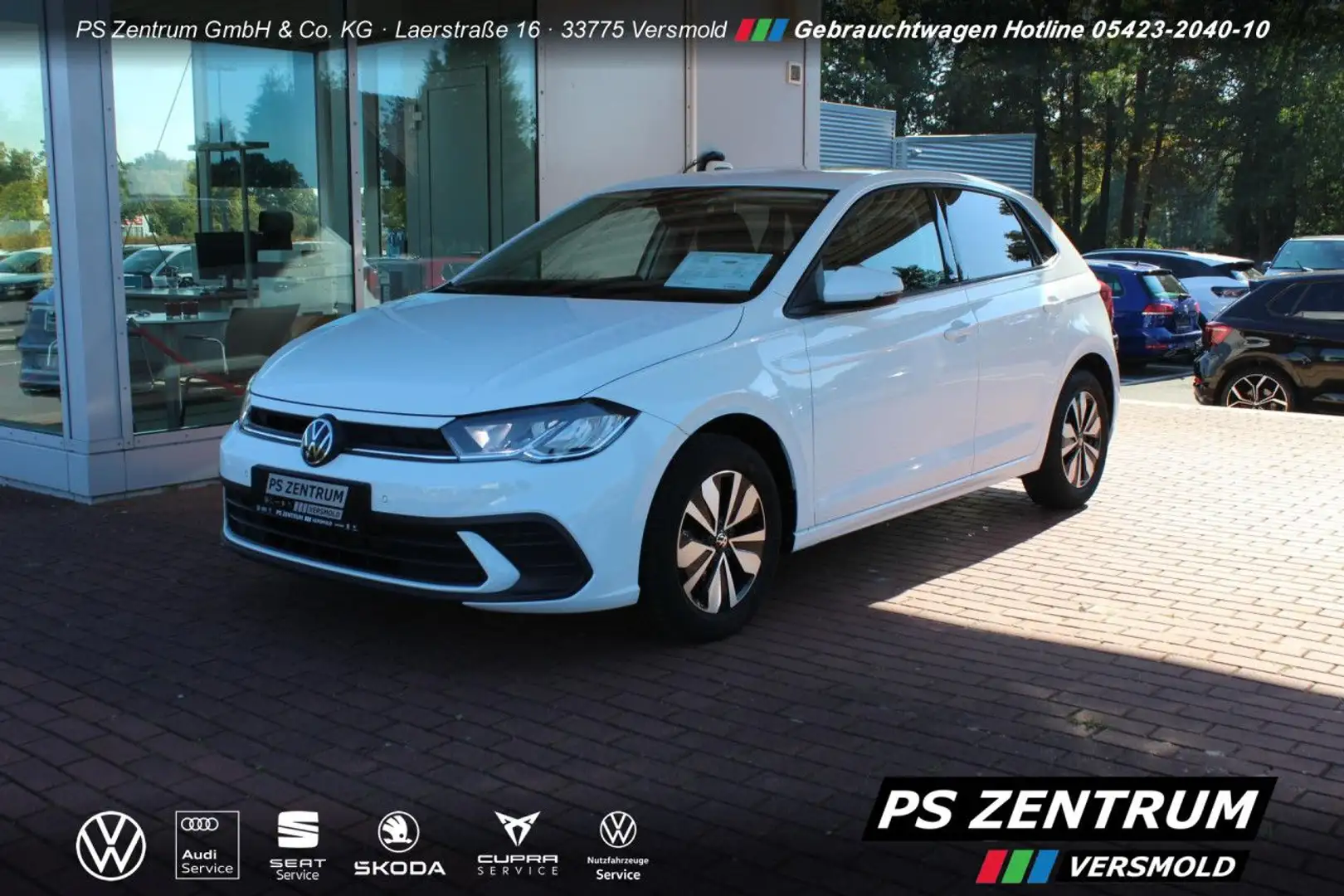 Volkswagen Polo 1.0 Move NAVI GJR APP Bluetooth LED Klima Weiß - 1