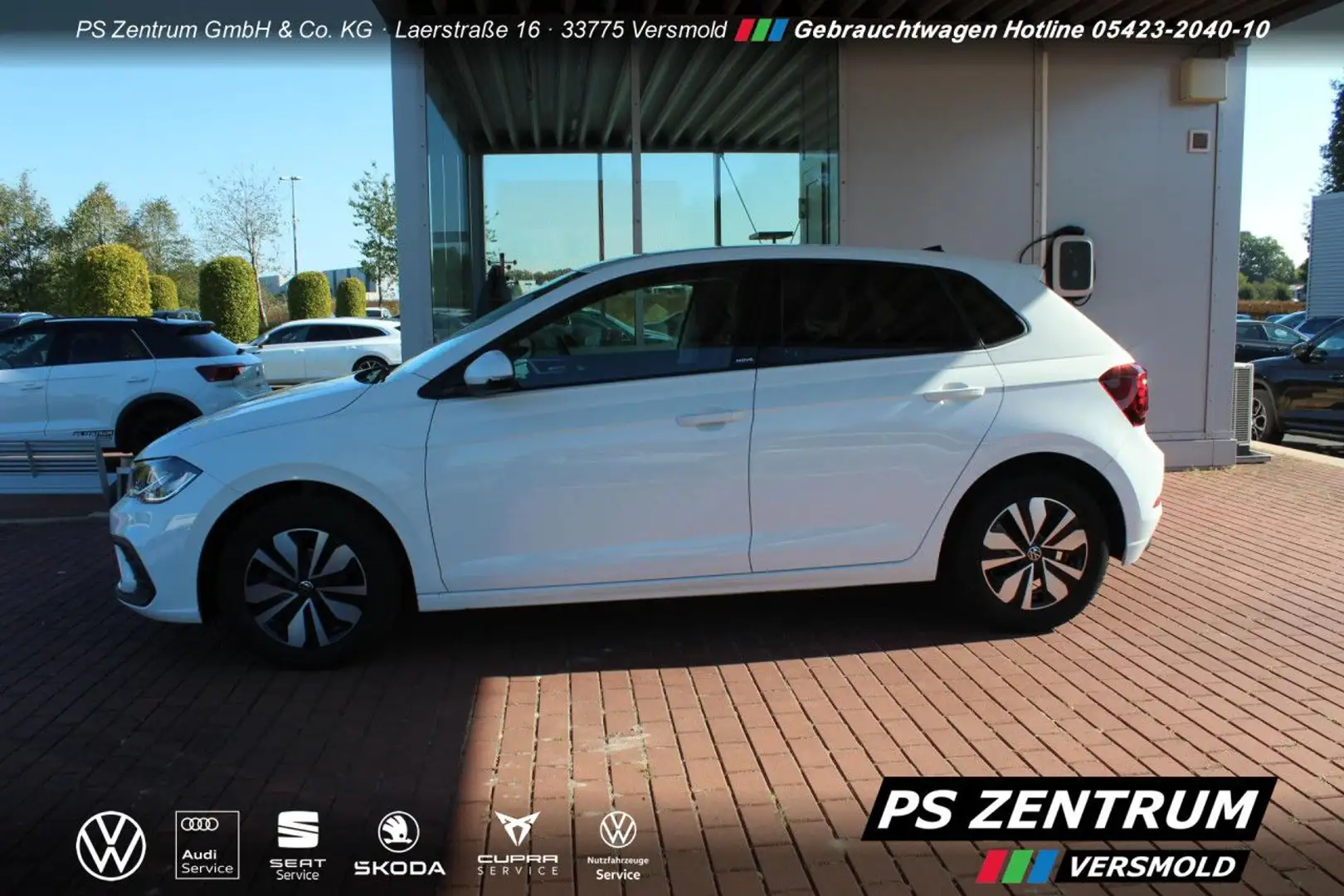 Volkswagen Polo 1.0 Move NAVI GJR APP Bluetooth LED Klima Weiß - 2