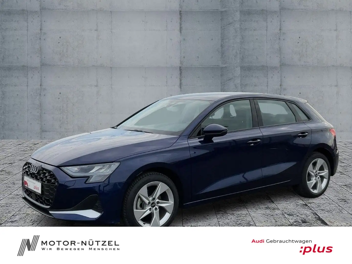 Audi A3 35 TFSI S-TR ADVANCED LED+NAVI+AHK Blau - 1