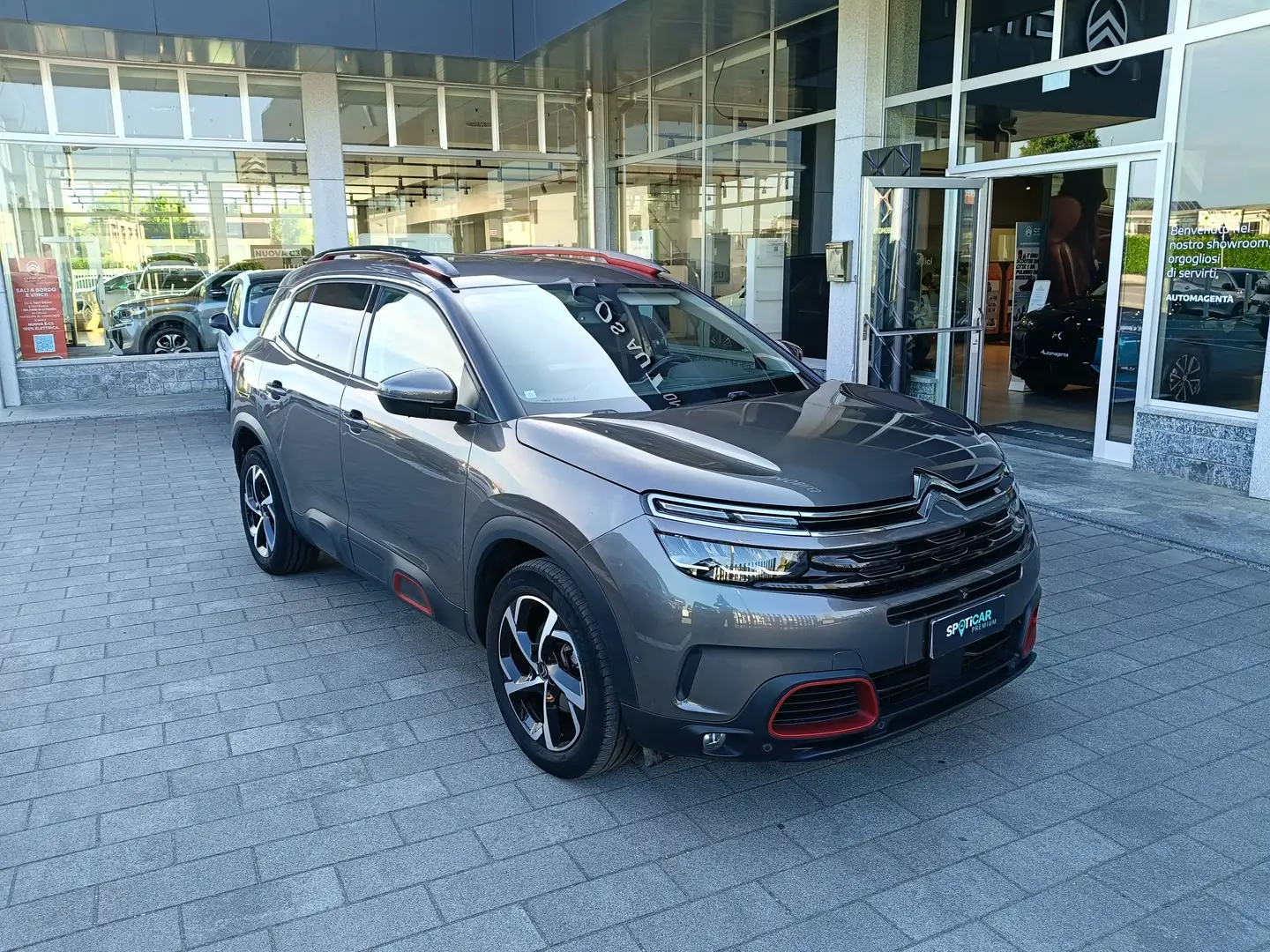 Citroen C5 Aircross 1.5 BlueHDi 130cv EAT8 SHINE USATO GARANTITO Grigio - 1