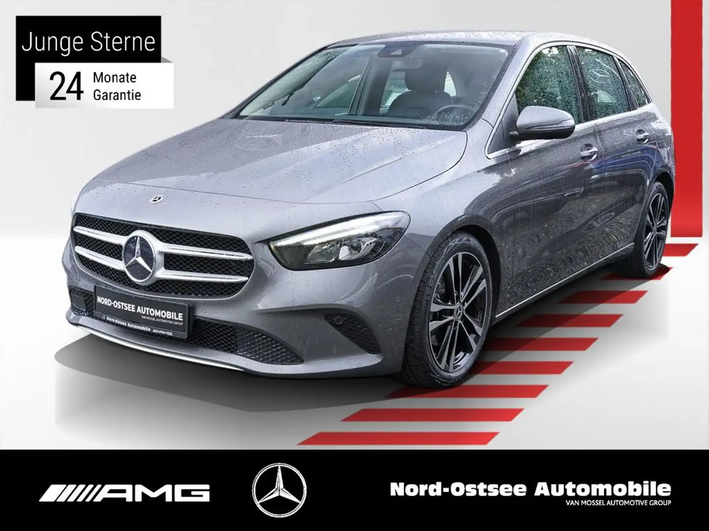 Mercedes-Benz B 200 PROGRESSIVE SPUR LED TOTWINKEL KAMERA NAVI Gris - 1