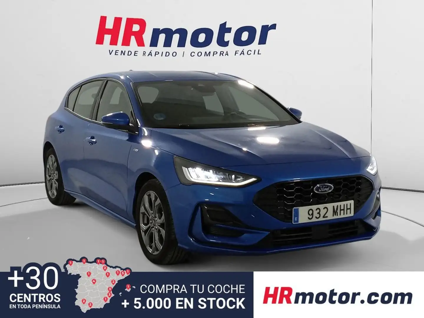 Ford Focus ST-Line Bleu - 1