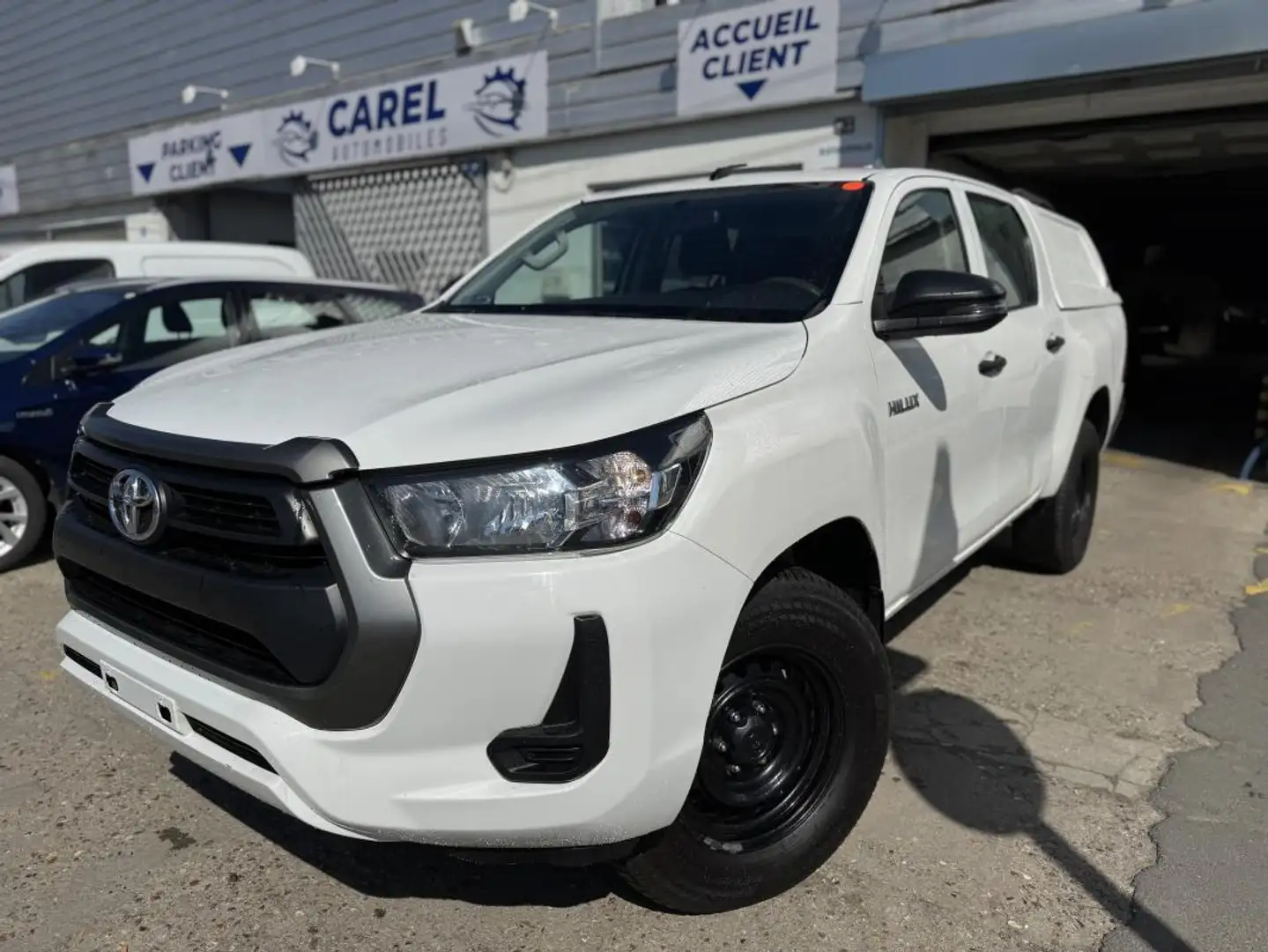 Toyota Hilux IV 4WD 2.4 D-4D 150 DOUBLE CABINE Blanc - 2