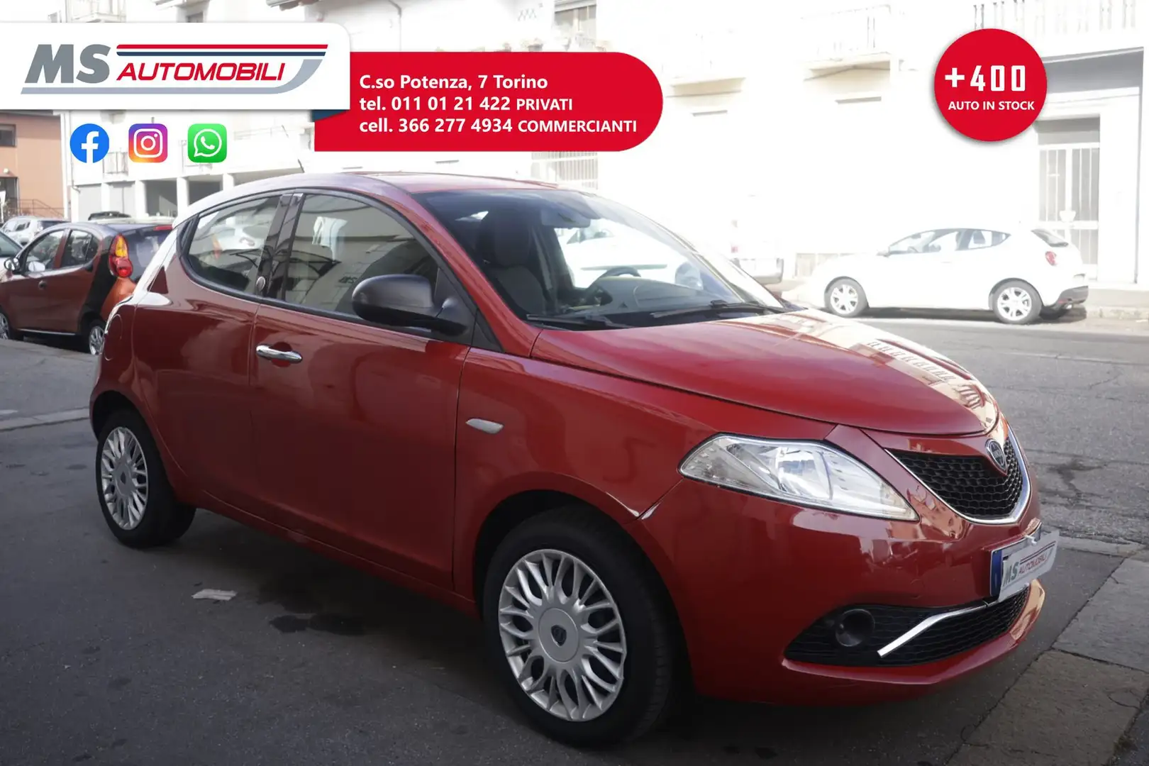 Lancia Ypsilon Lancia Ypsilon 1.2 69 CV 5 porte GPL Ecochic Gold Rouge - 1