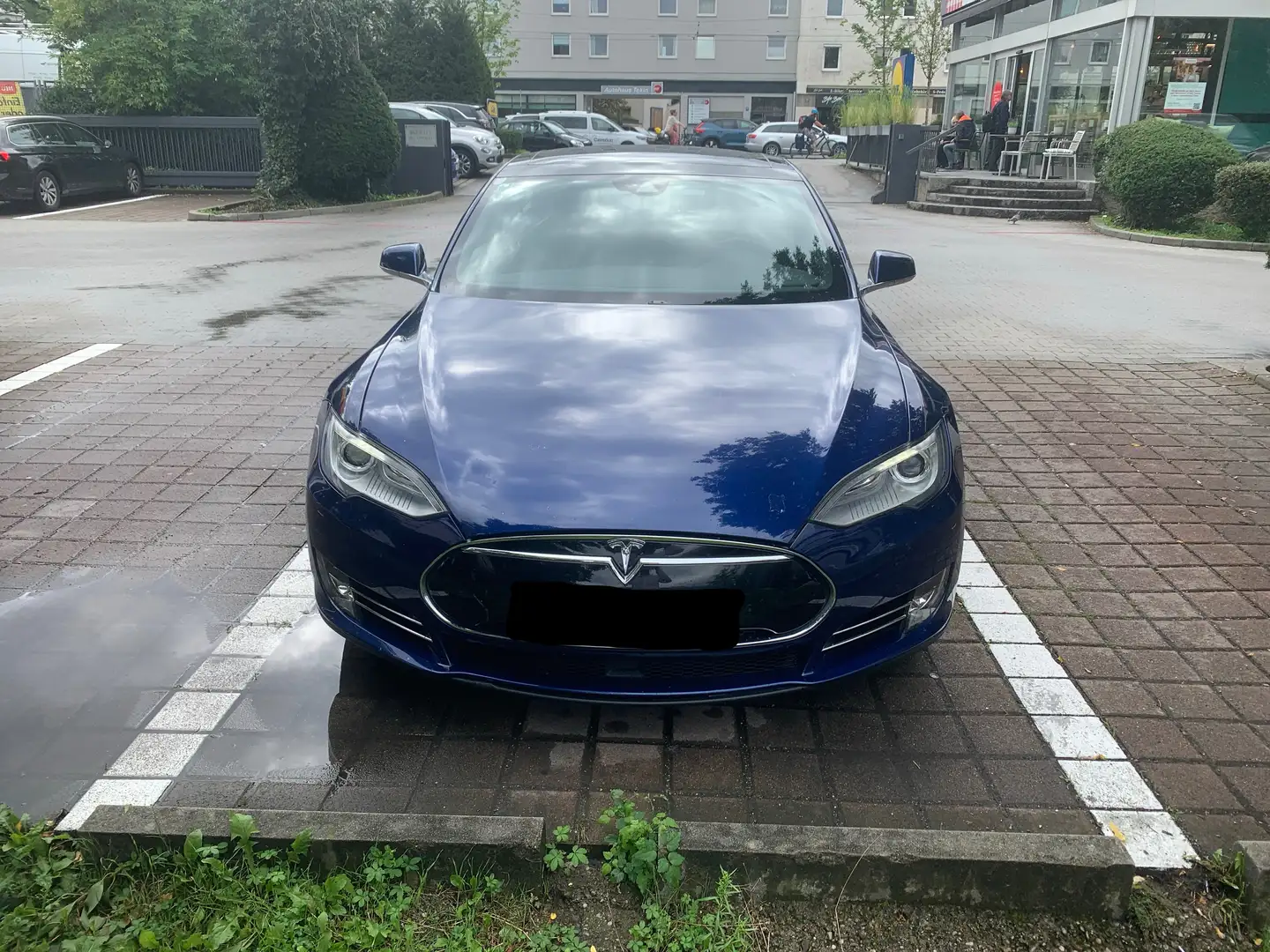Tesla Model S Model S 85D Allradantrieb Blau - 2
