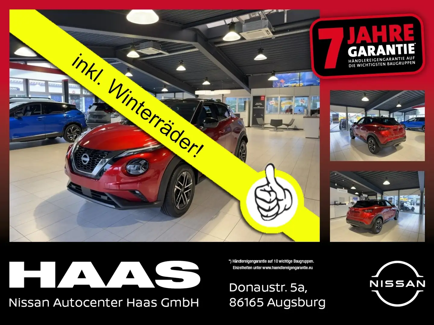 Nissan Juke 1.0 DIG-T N-Connecta Navi+Sitzheizung Blauw - 1