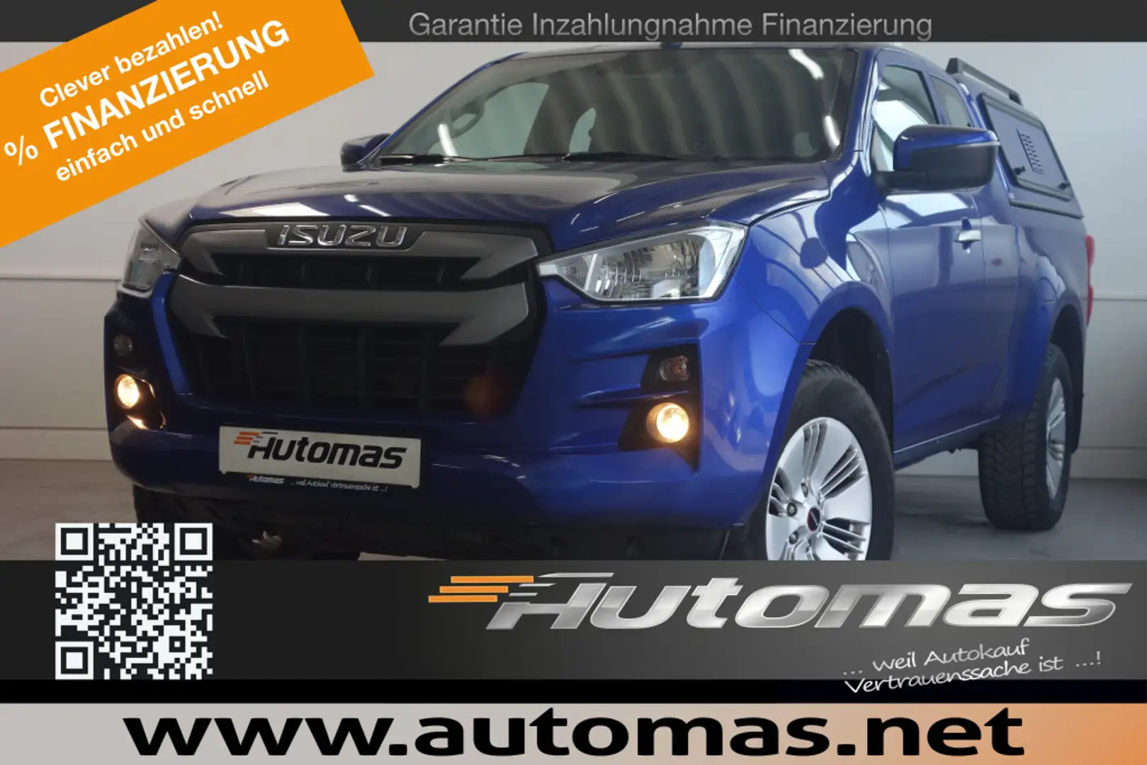 Isuzu D-Max Space Cab 4WD L Automatik Hardtop PDC Blau - 1