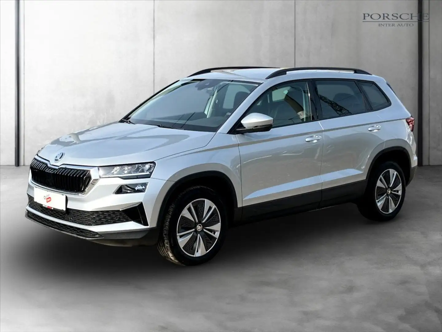 Skoda Karoq 2.0 TDI Amb. DSG LED+NAVI+RADAR+RFK+CARPLAY Silber - 2