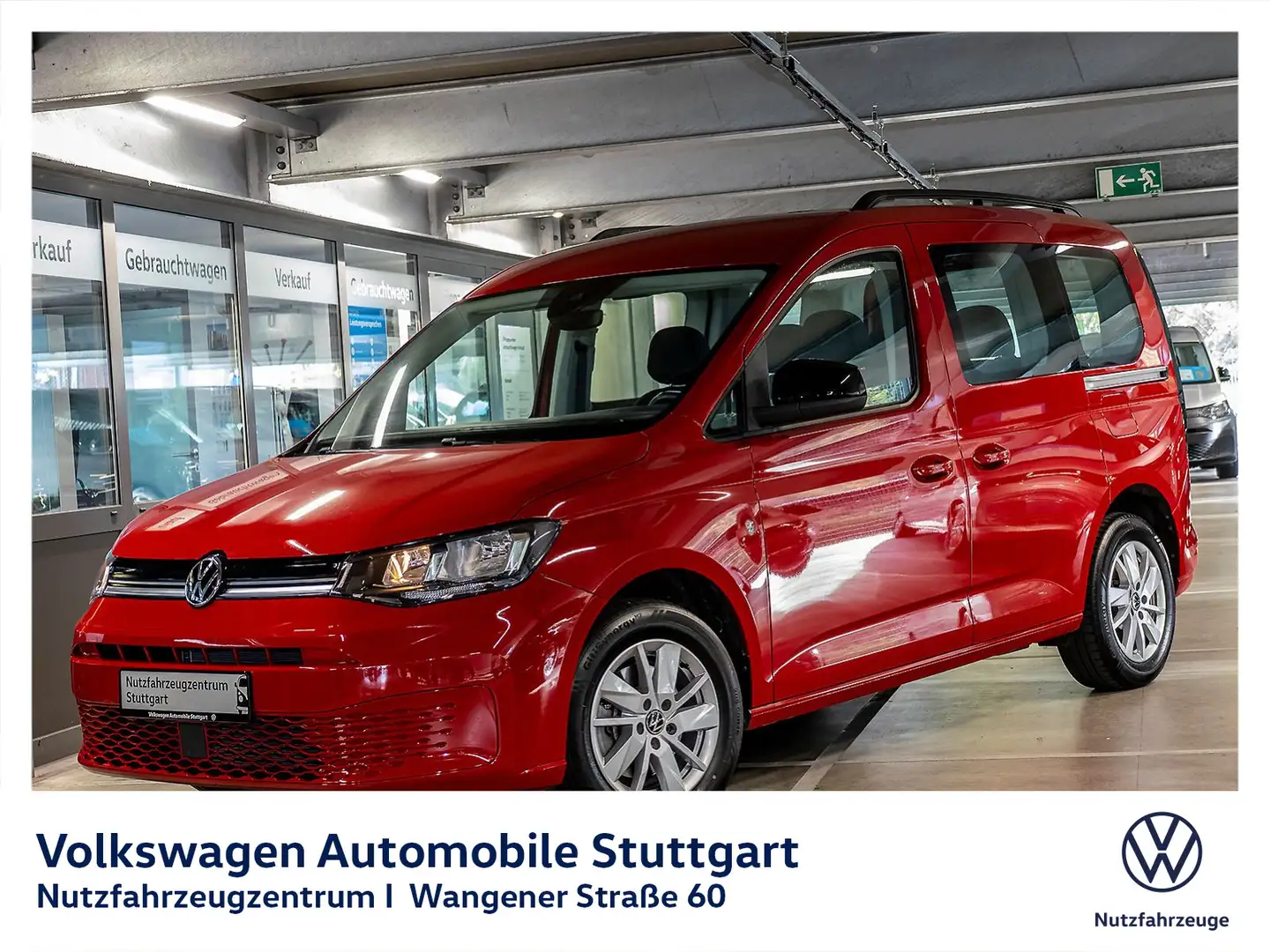 Volkswagen Caddy Life DSG 2.0 TDI Euro 6d ISC FCM Rot - 2
