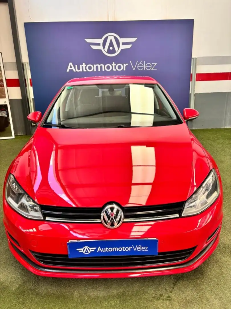 Volkswagen Golf 1.6TDI CR BMT Advance DSG 105 Rouge - 2