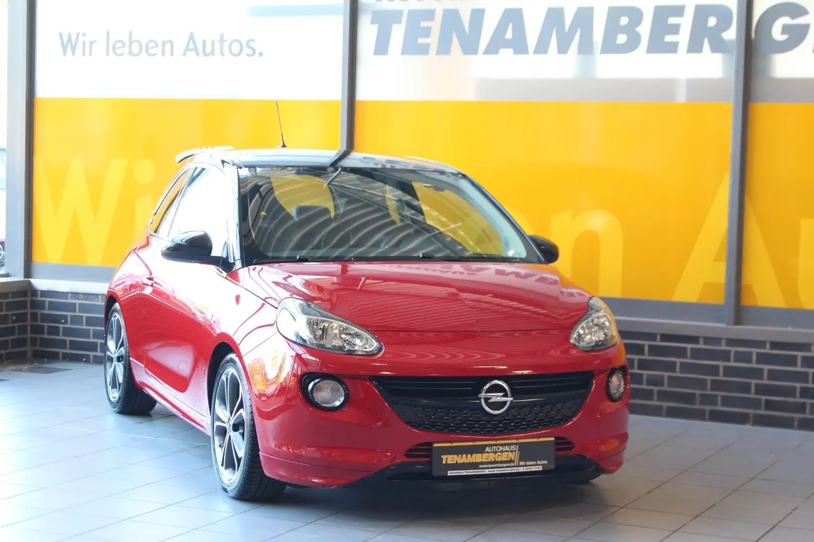 Opel Adam S Recaro Nappa Leder Dachspoiler SHZ Rot - 2