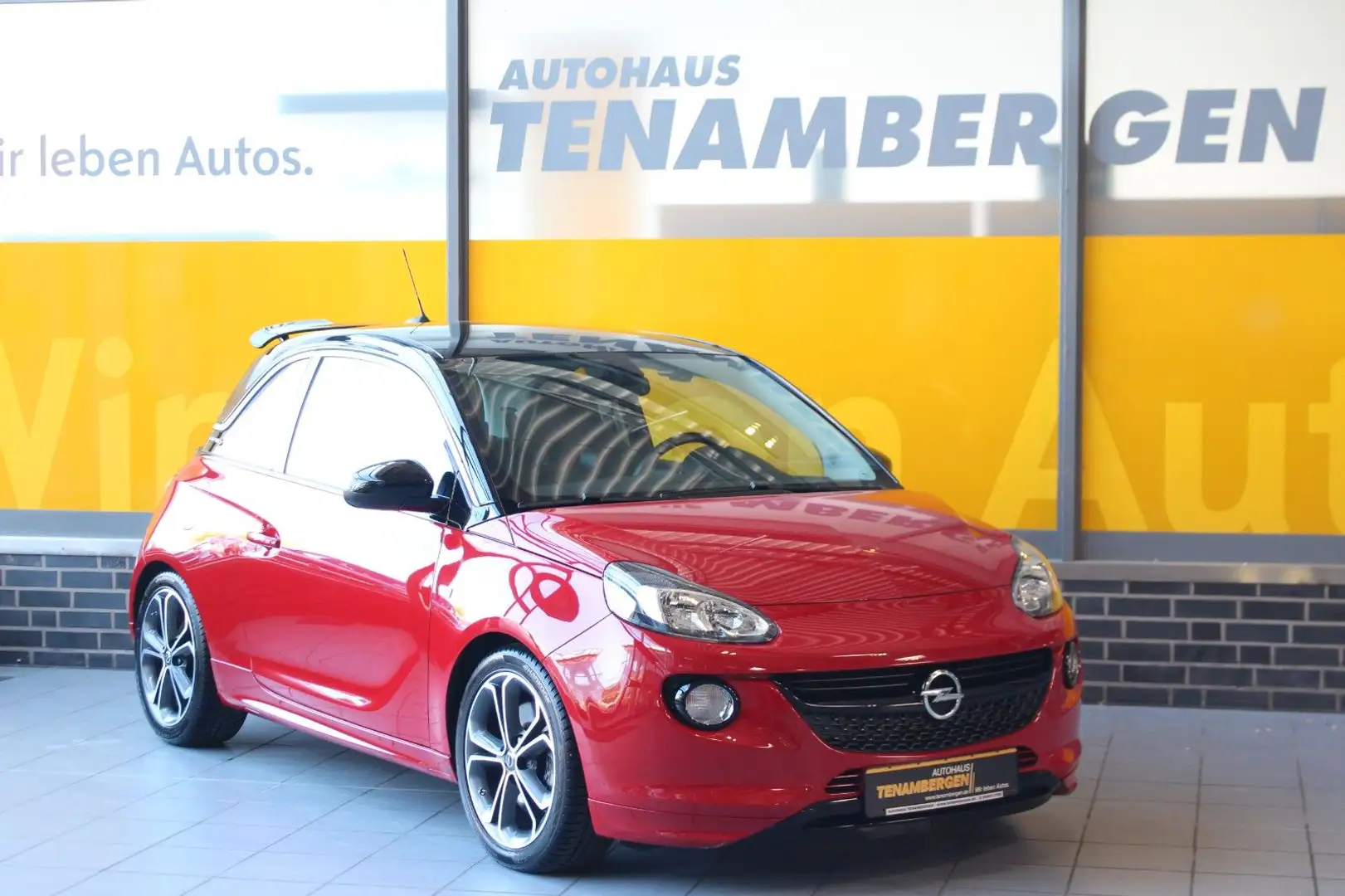 Opel Adam S Recaro Nappa Leder Dachspoiler SHZ Rot - 1