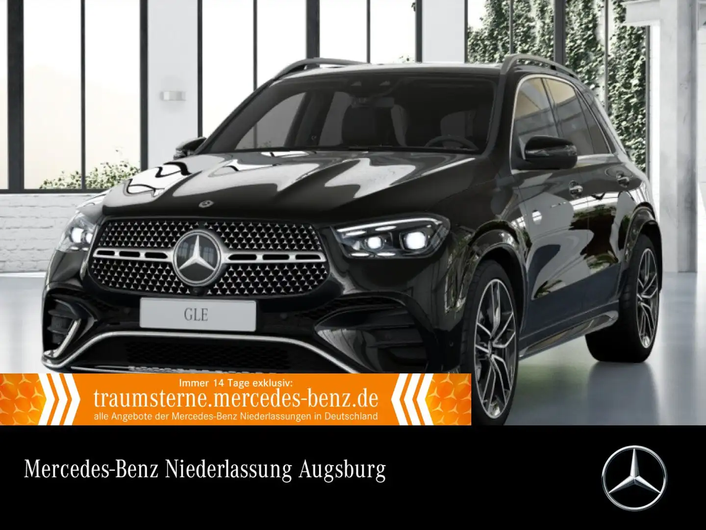 Mercedes-Benz GLE 450 4M AMG+PANO+360+AHK+MULTIBEAM+22"+HUD+SPUR Schwarz - 1