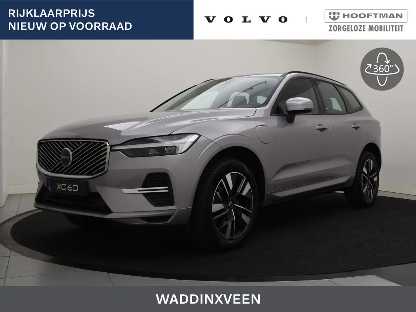 Volvo XC60 T6 PLUG-IN HYBRID ESSENTIAL EDITION *NIEUW OP VOOR Argent - 1