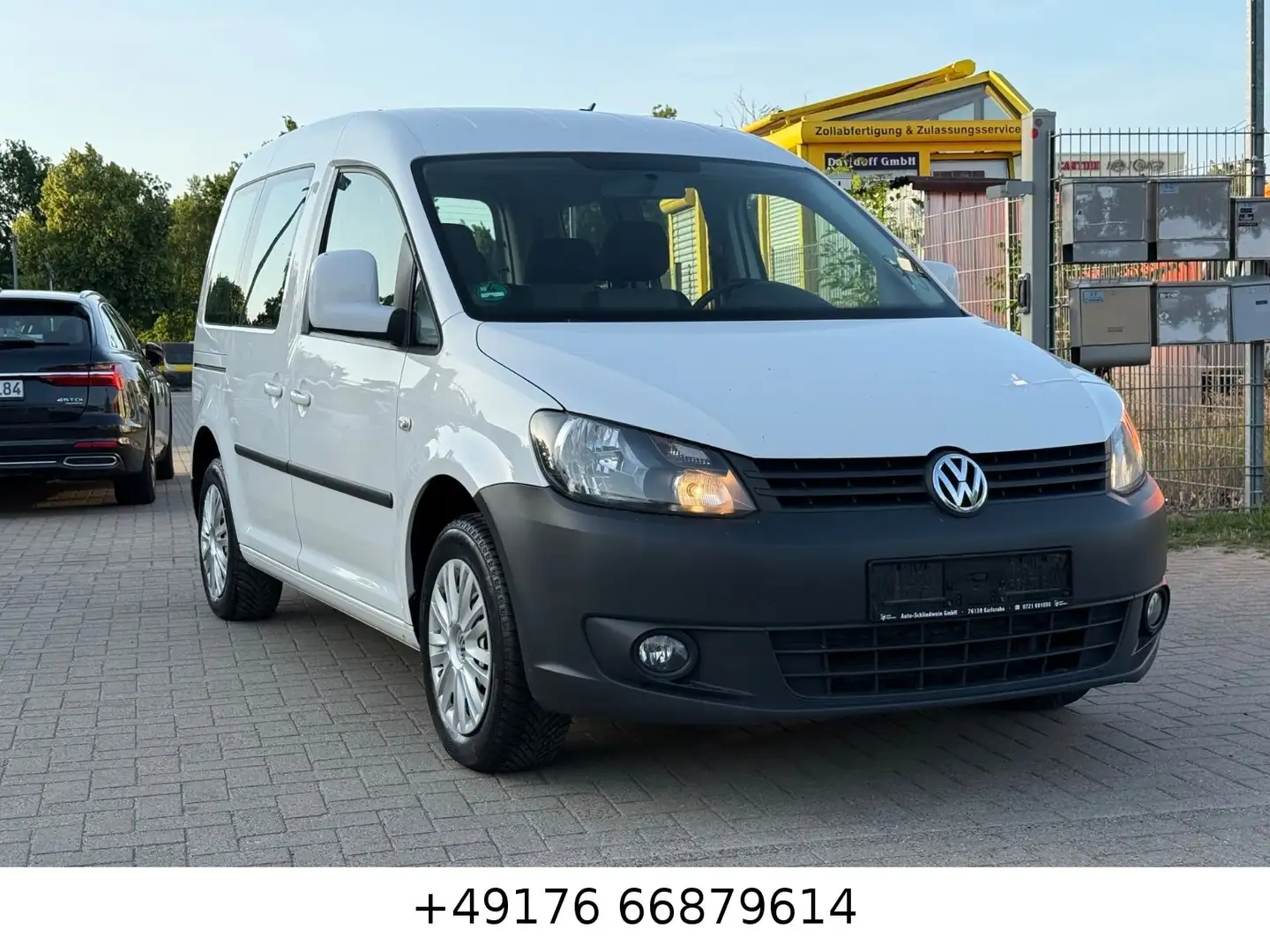 Volkswagen Caddy Kasten/Kombi Klima 5 Sitzer Euro5 Weiß - 1