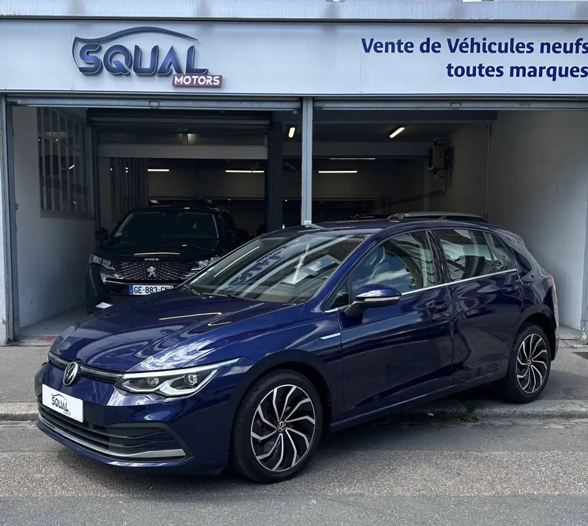 Volkswagen Golf 1.5 eTSI OPF 150ch Style 1st DSG7 Blauw - 1