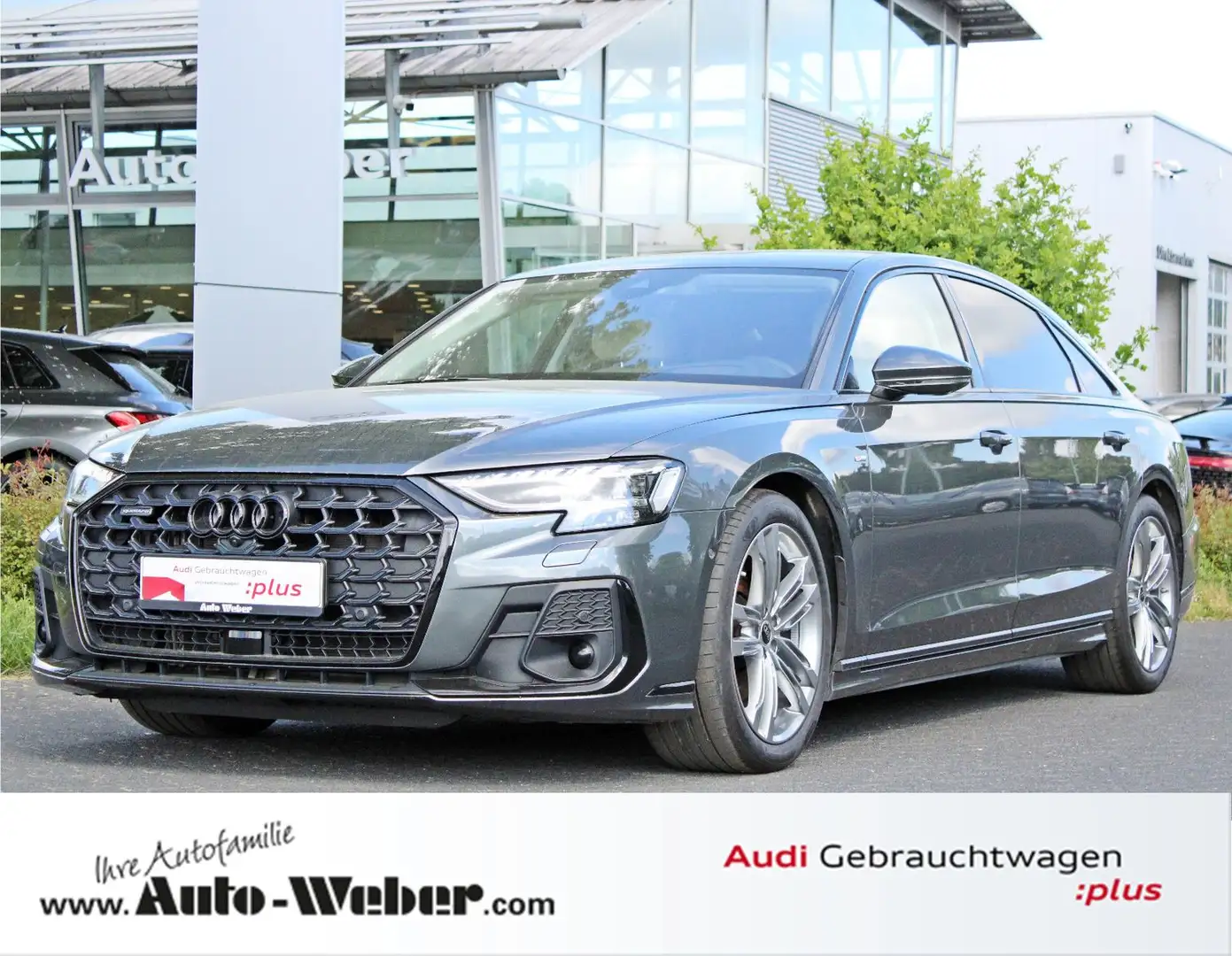 Audi A8 Lang 50TDI S LINE BLACK HUD PANO DIG-MATRIX Grau - 1