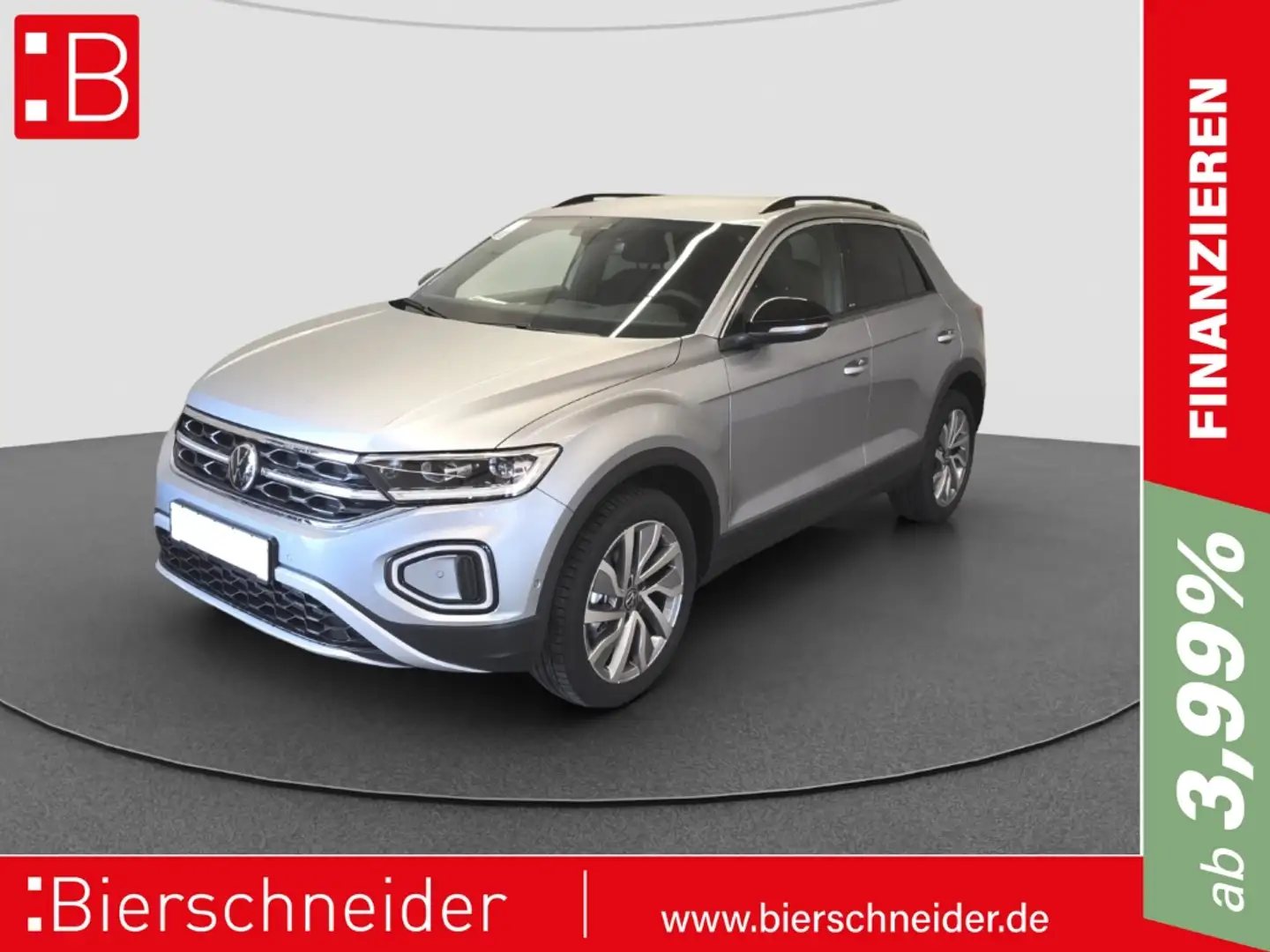 Volkswagen T-Roc 1.5 TSI DSG MOVE IQ-LIGHT KAM VIRT.COCKPIT PDC Silber - 1