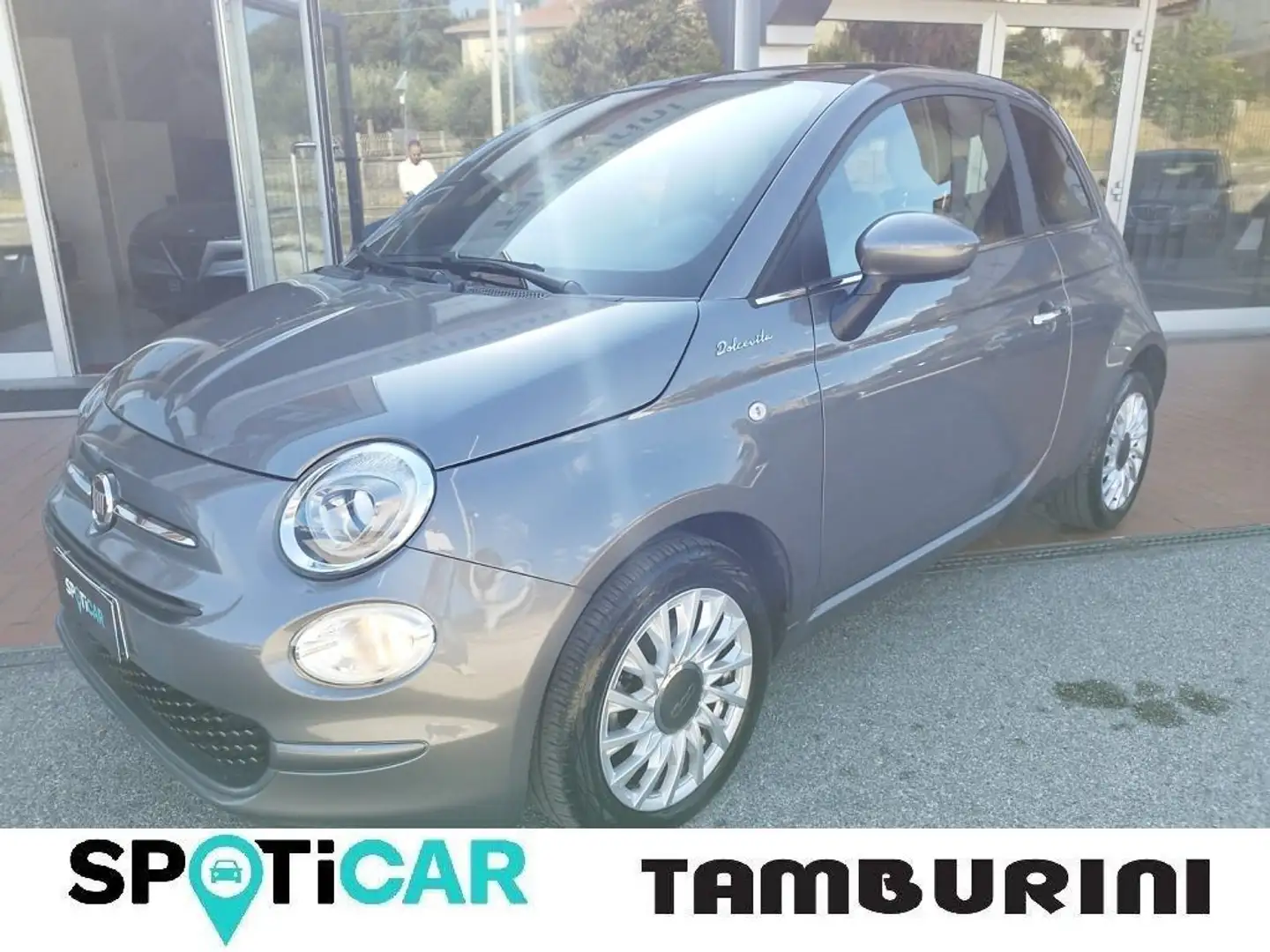 Fiat 500 1.0 Hybrid Dolcevita TETTO Grigio - 1
