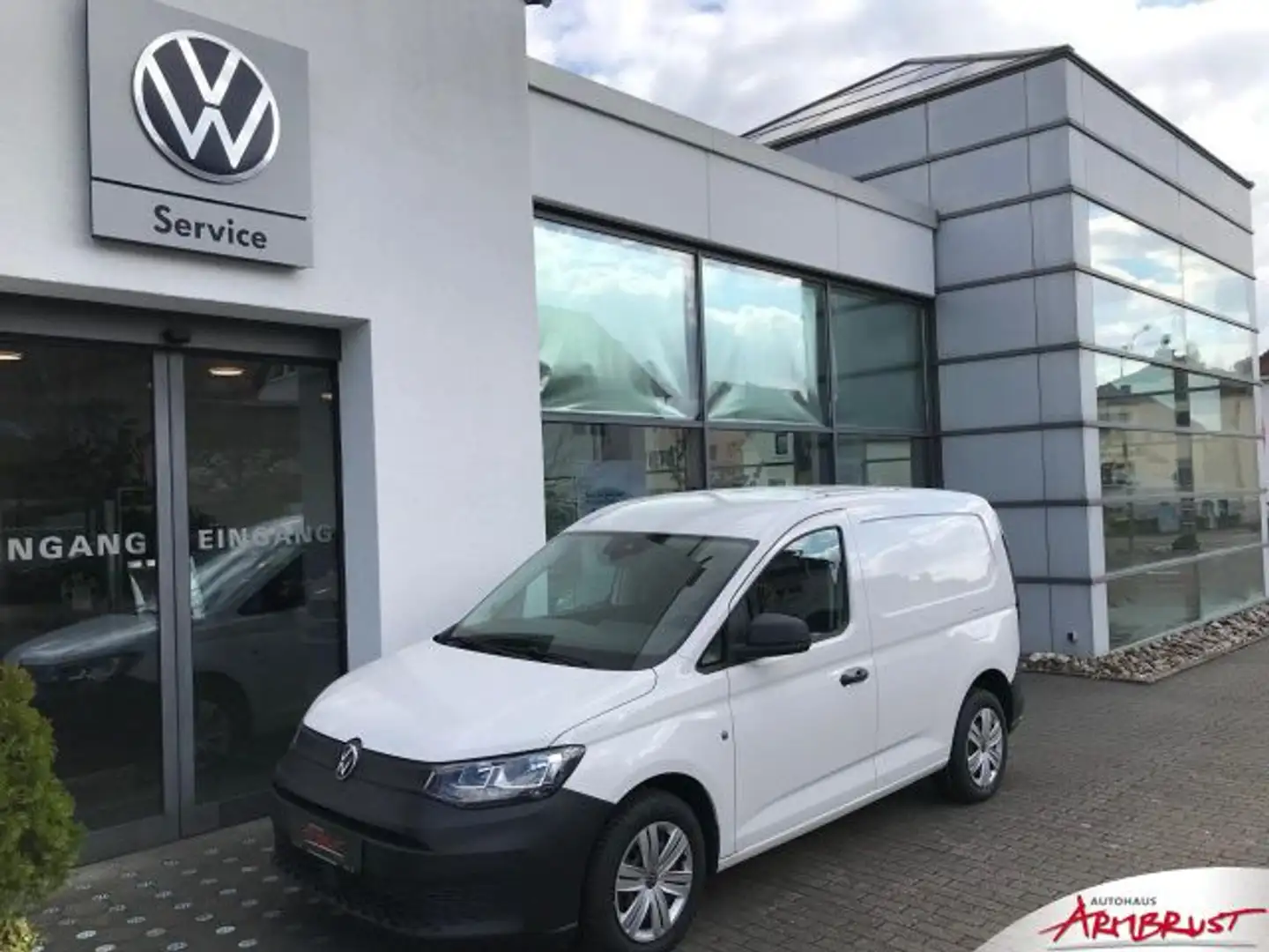Volkswagen Caddy Kasten 75 Kw Schaltwagen Klima ZV Weiß - 2
