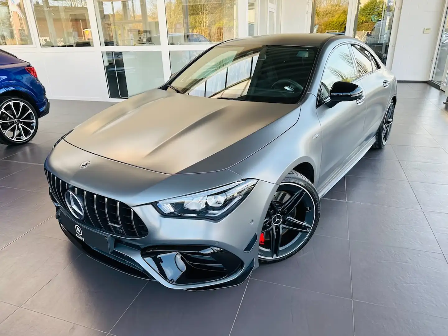 Mercedes-Benz CLA 45 AMG S 4-Matic+ ** GARANTIE + ECHAP AKRAPO+ PACK AERO** Gris - 2