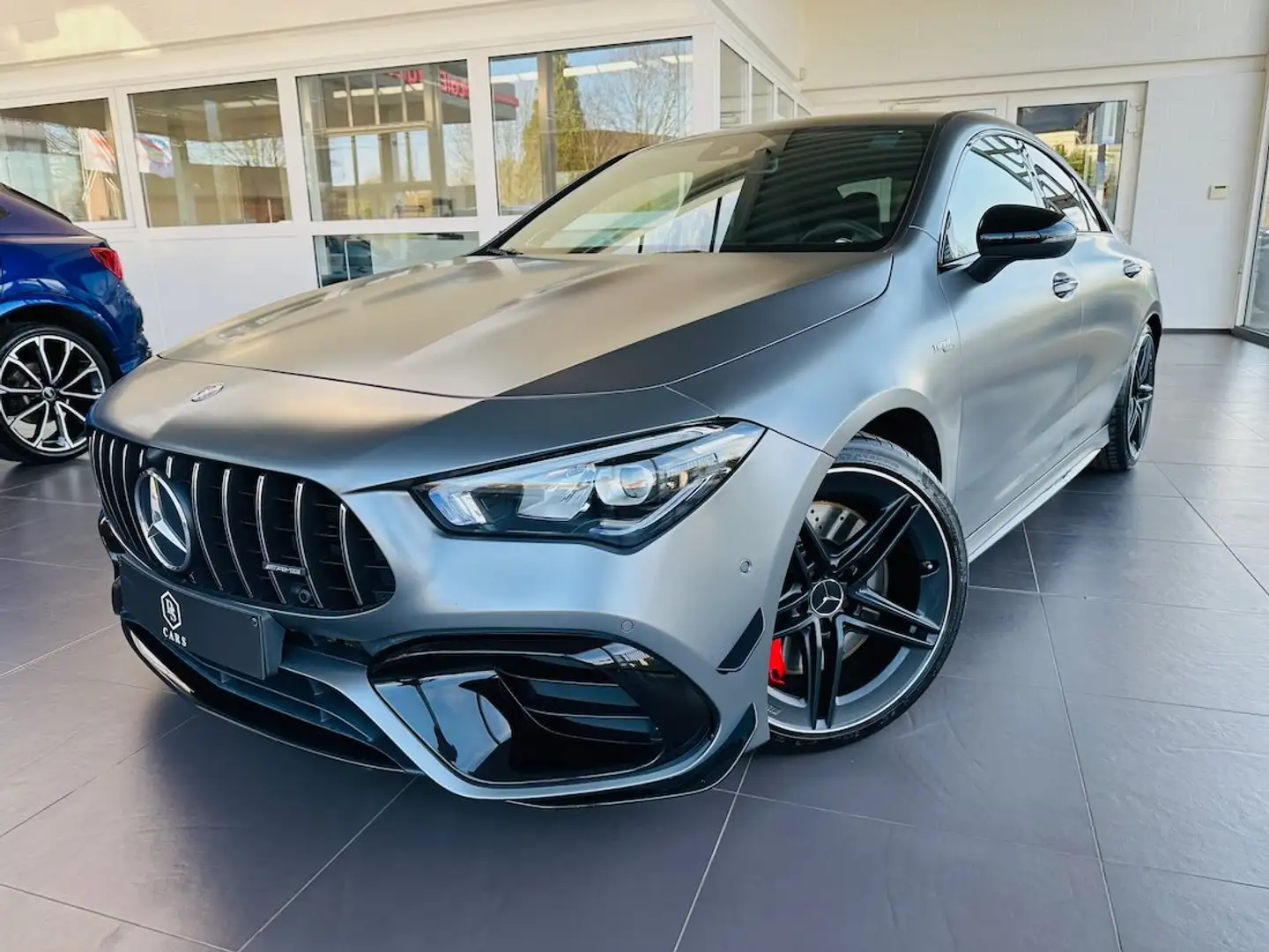 Mercedes-Benz CLA 45 AMG S 4-Matic+ ** GARANTIE + ECHAP AKRAPO+ PACK AERO** Gris - 1