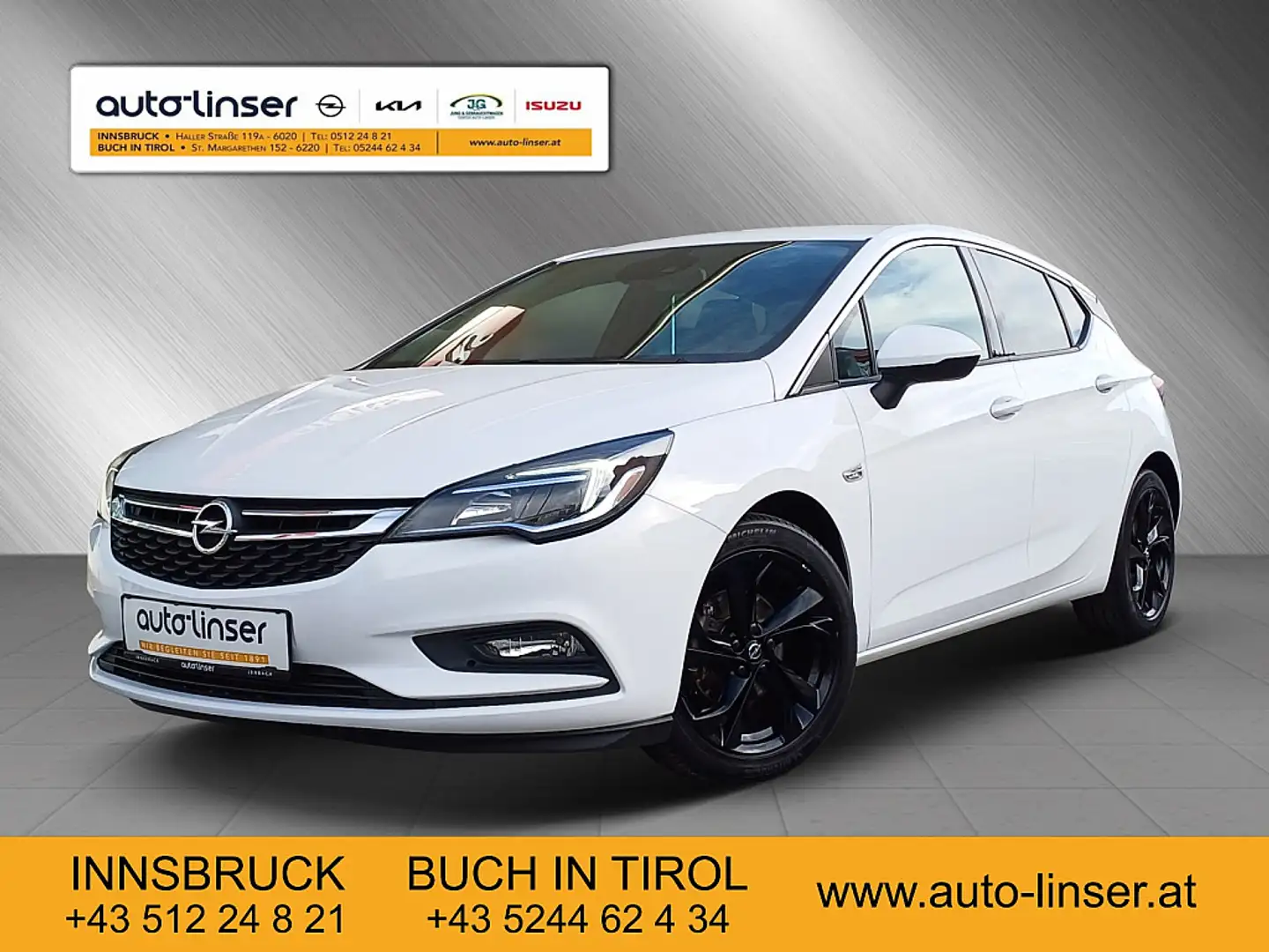 Opel Astra 1,4 Turbo Ecotec Direct Injection Dynamic Start... Blanc - 1