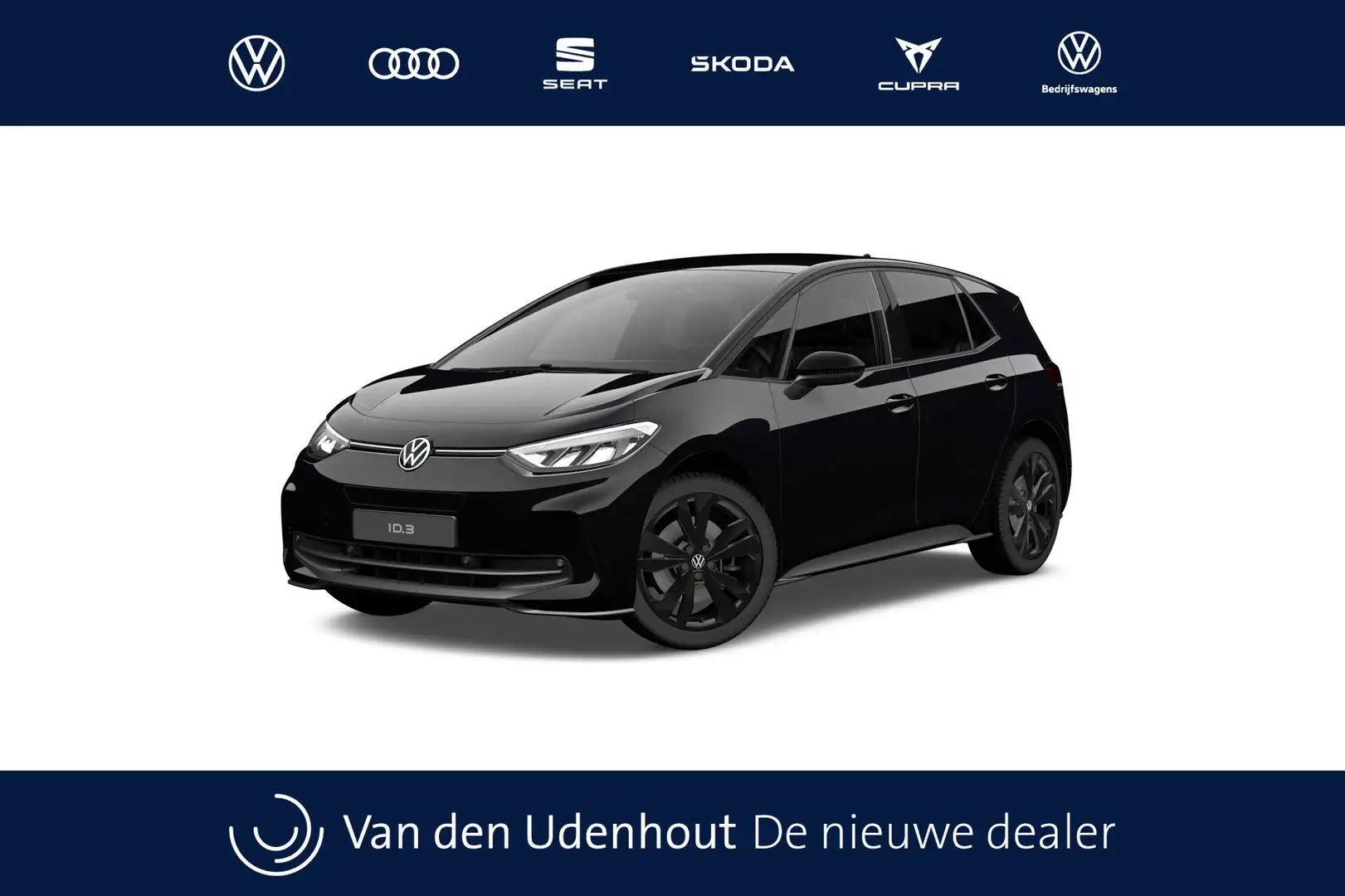 Volkswagen ID.3 52kWh 170 1AT Limited Edition Automaat Zwart - 1
