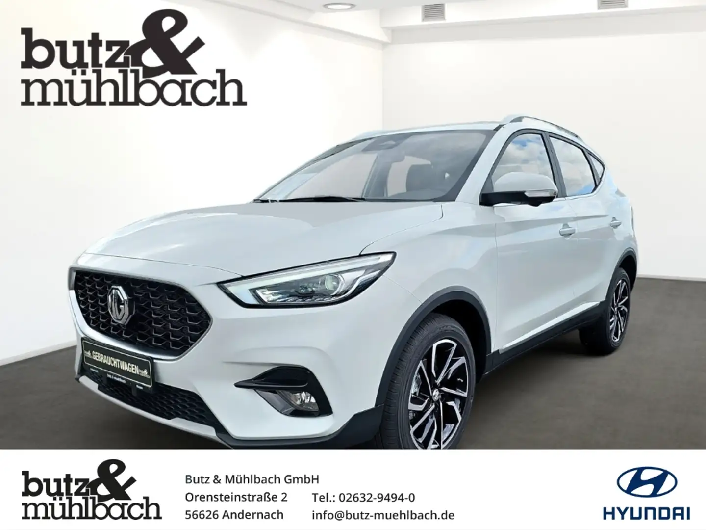 MG ZS Luxury 1.5 VTi EU6d LED Navi EU-Fahrzeug Weiß - 1