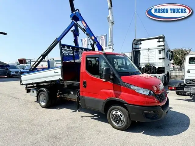 Iveco Daily 35c120 ribaltabile + gru NUOVI