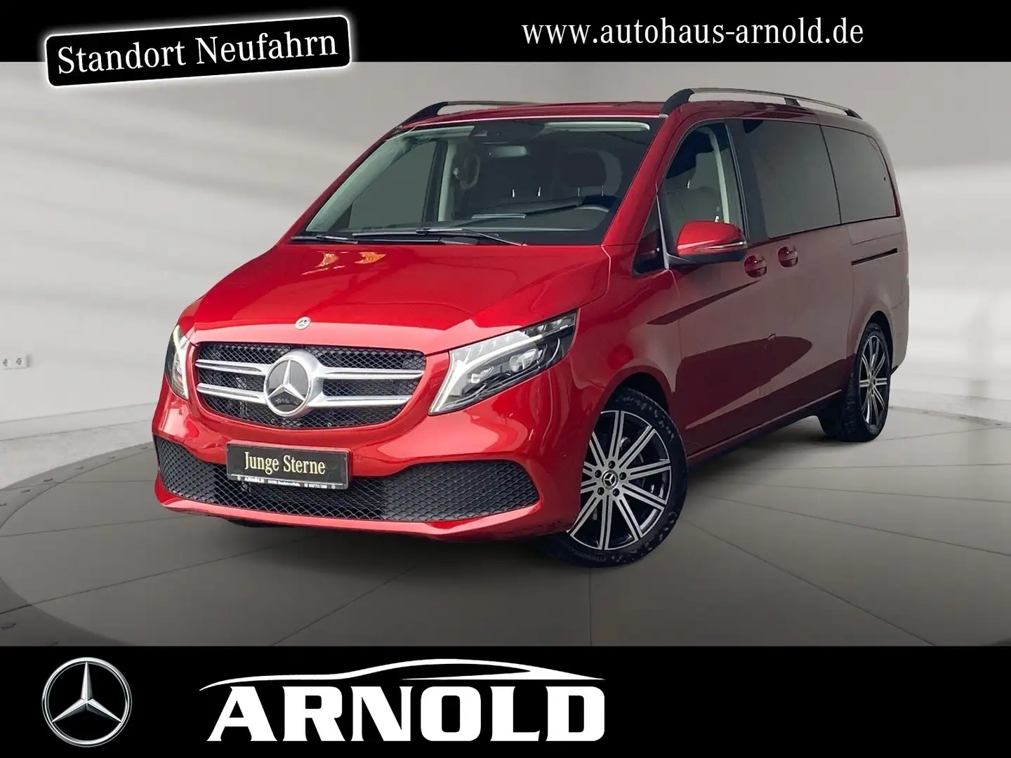 Mercedes-Benz V 300 V 300 d EDITION Lang 7-Sitze AHK 19" el-Klappe ! Rot - 1