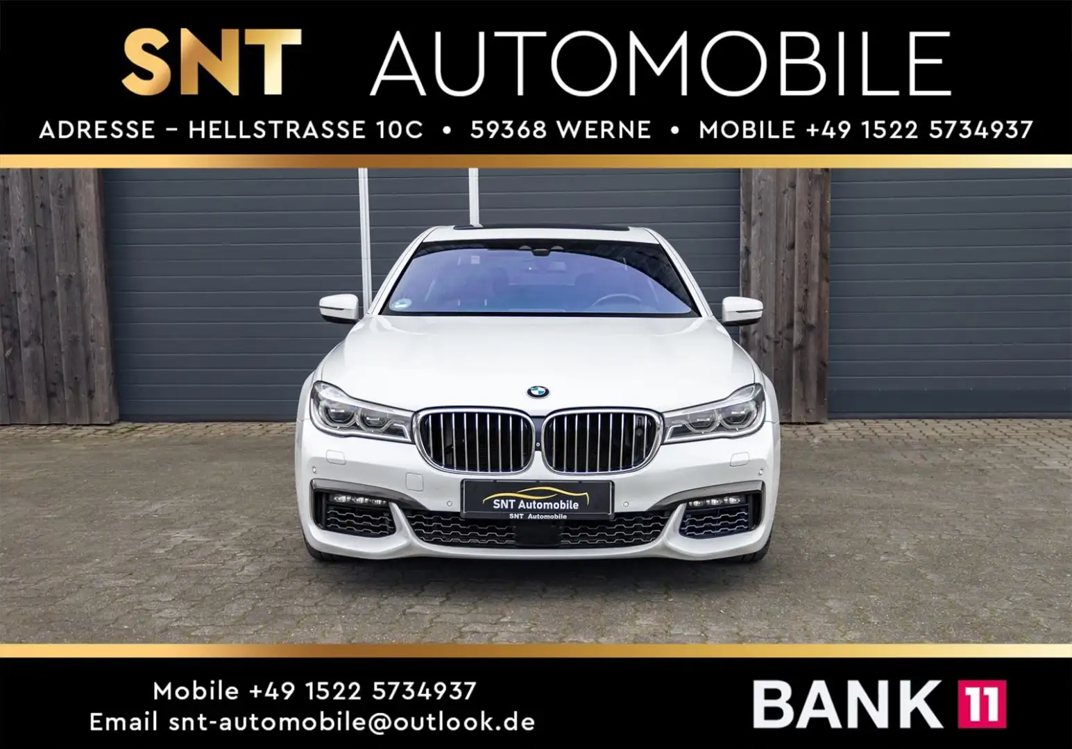 BMW 750 Li Drive Pano Leder Voll Voll Blanc - 2